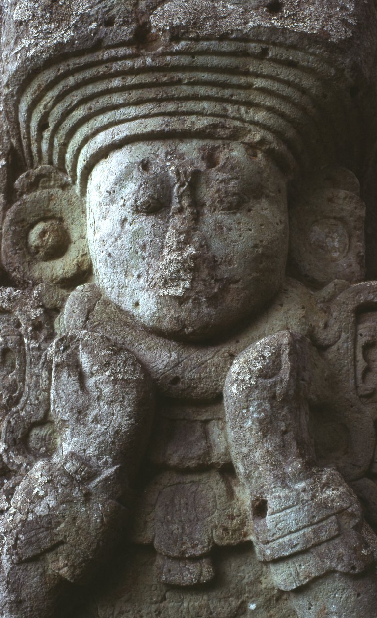 Stela 1, Copan, pozdní klasické období, 667 našeho letopočtu od Mayan