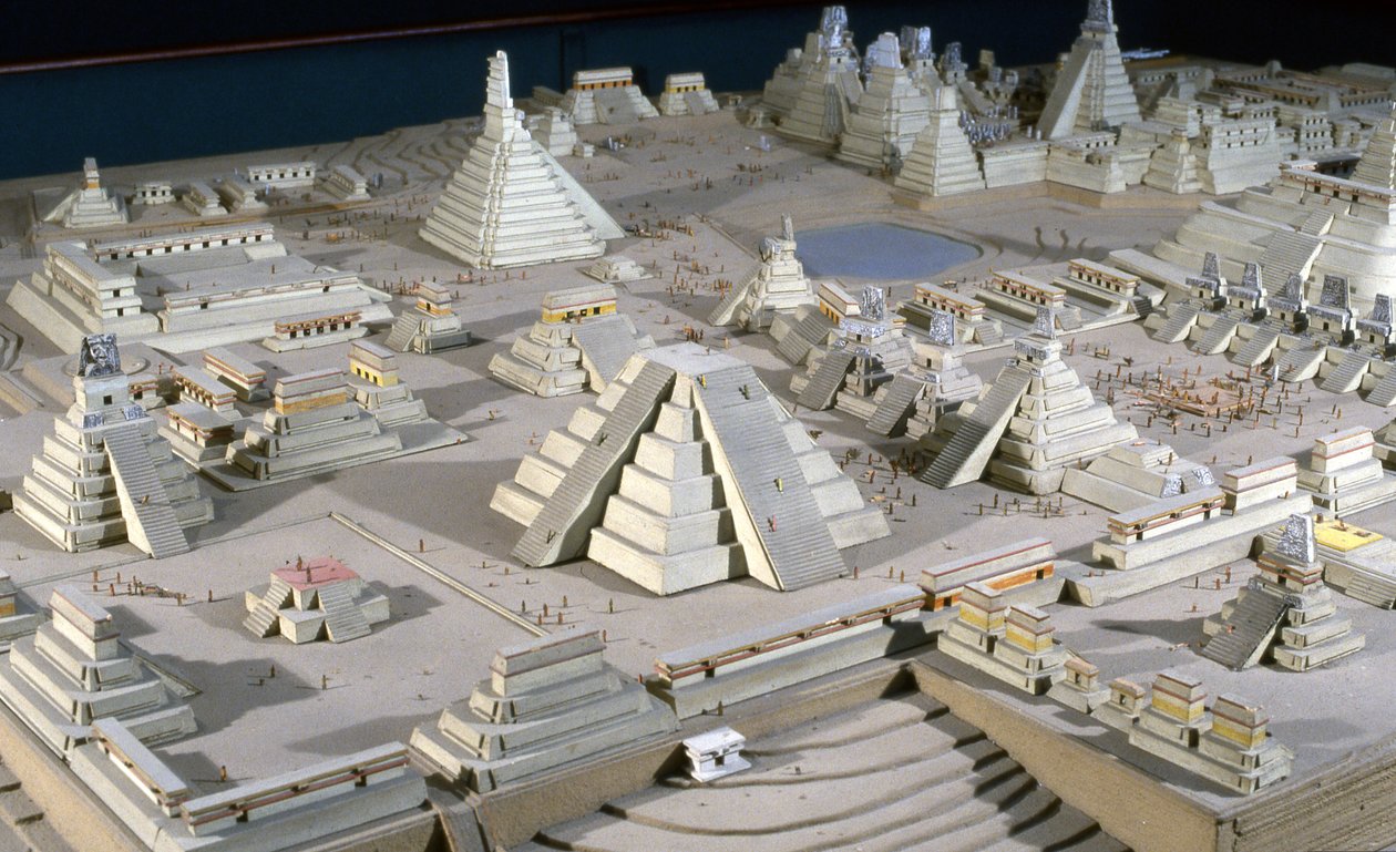 Model Tikal od Mayan