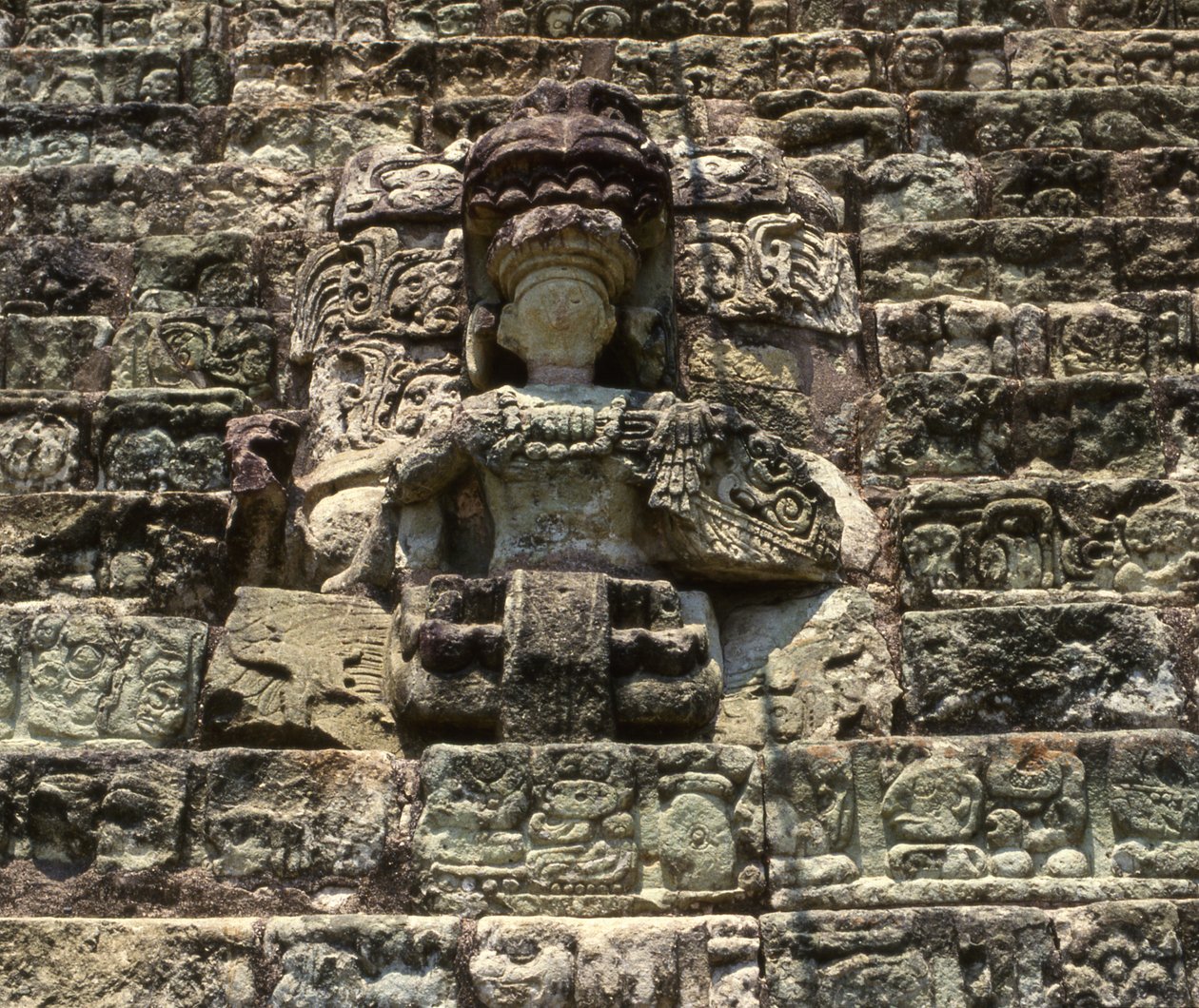 Hieroglyfická socha Copan od Mayan
