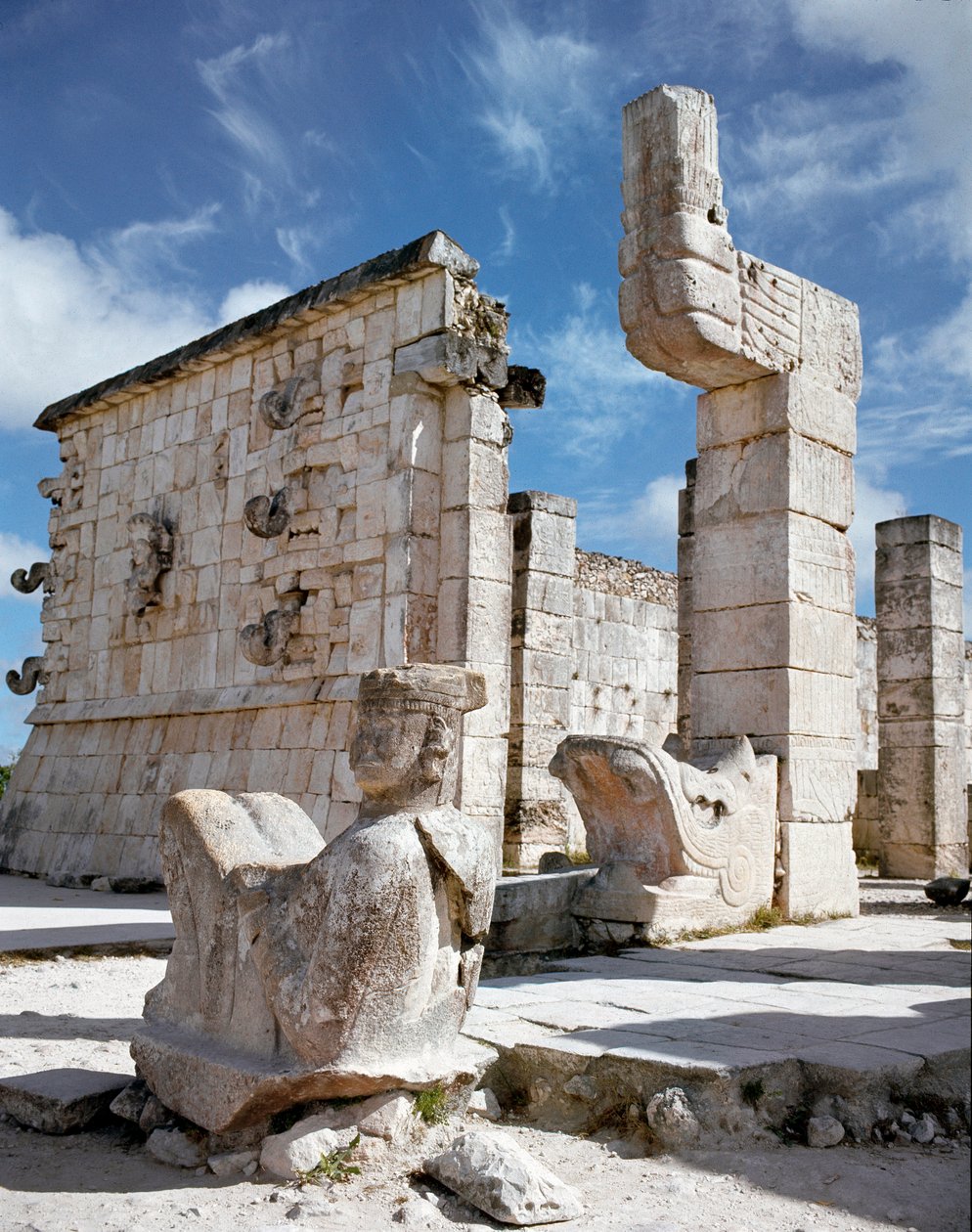 Vchod do chrámu válečníků, 750-1200 od Mayan