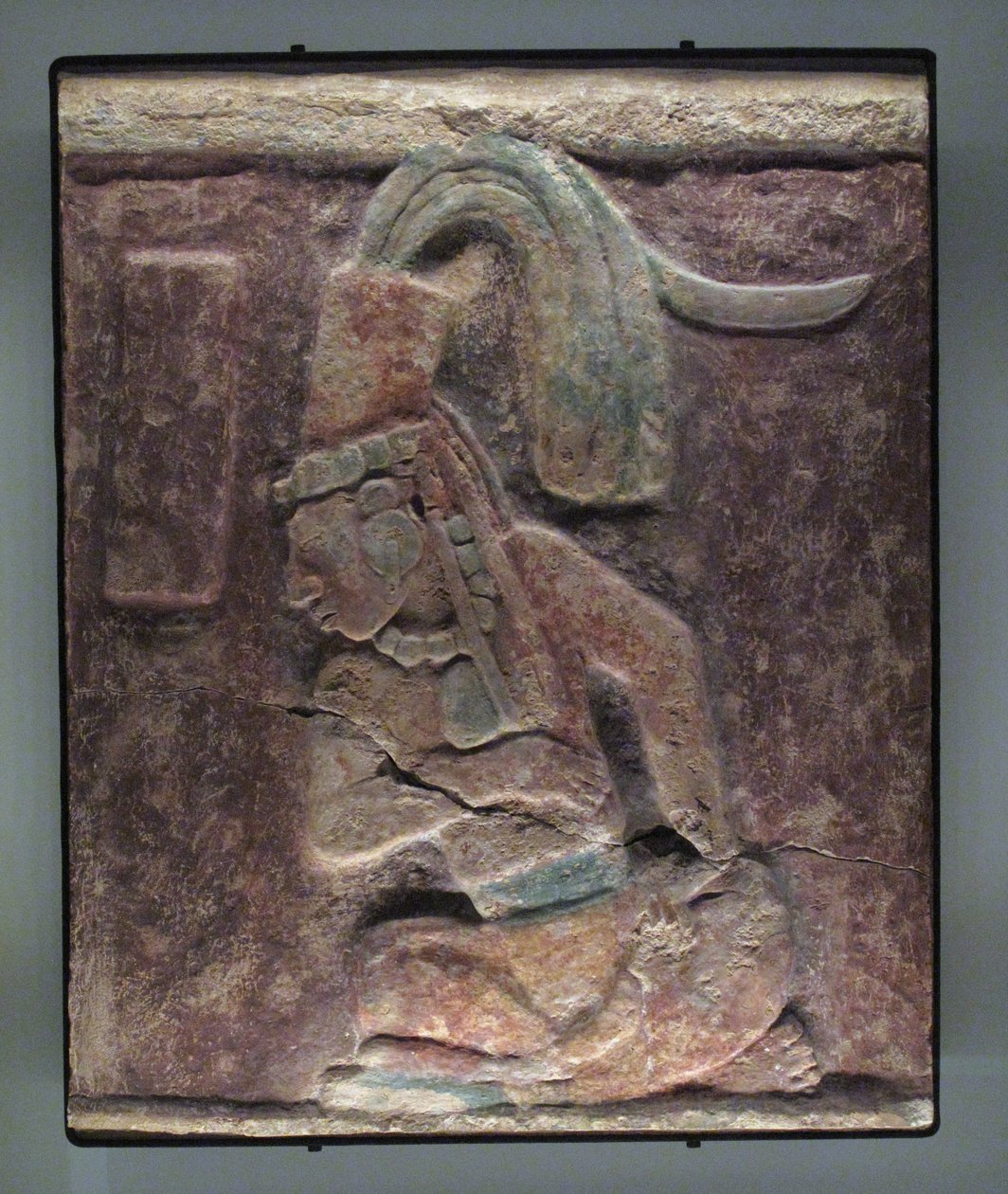 Sedící muž, El Chicozapote, Usumacinta, pozdní klasické období, 600-900 našeho letopočtu od Mayan