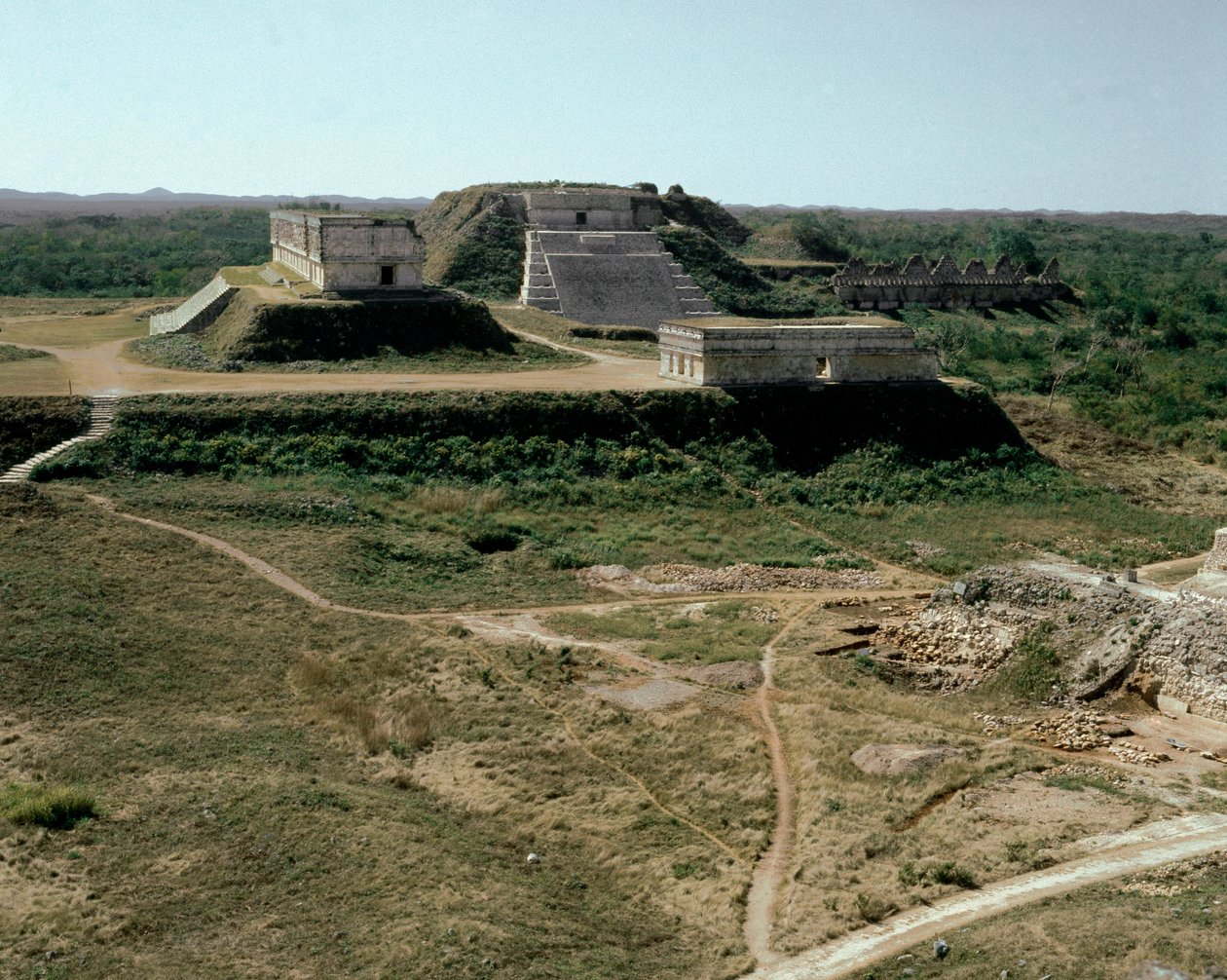 Pohled na místodržitelský palác, 9.-10. století od Mayan
