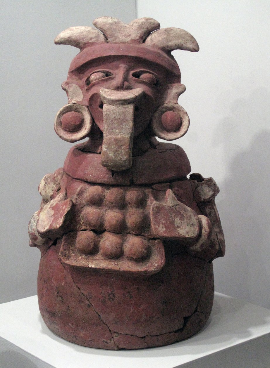 Pohřební urna, La Lagunita, rané klasické období, 250-550 n. l. (keramika) od Mayan Mayan