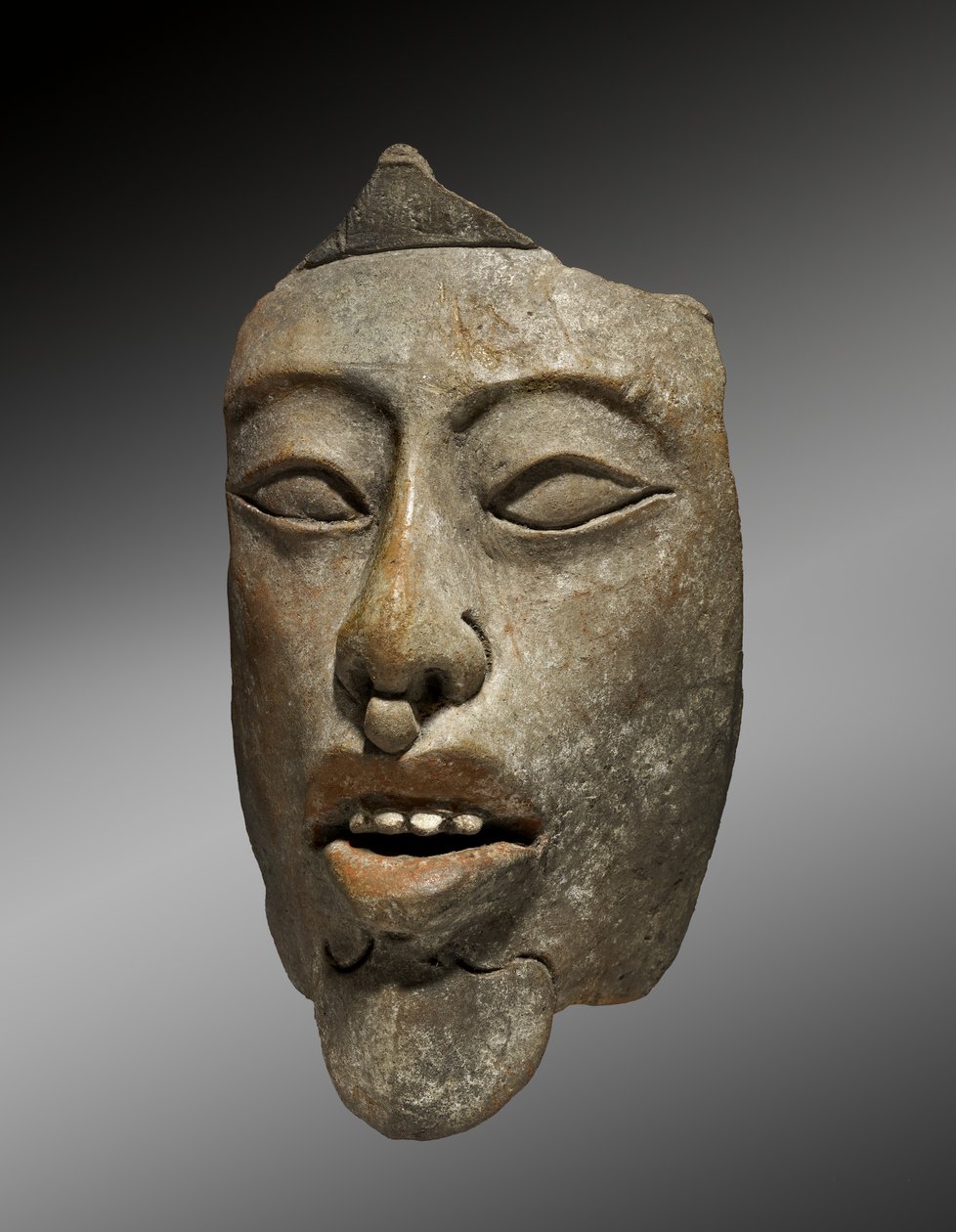 Hlava pravítka z Incensario, 600-900 n. l. (keramika s barvou) od Mayan Mayan