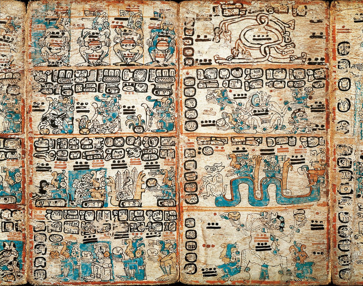 Madridský kodex, malované miniatury od Mayan Mayan