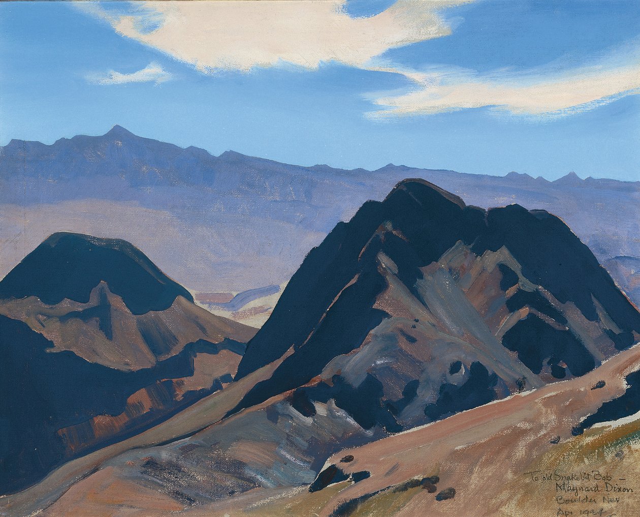 Sopečné kopce od Maynard Dixon