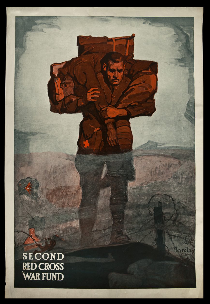 Druhý válečný fond Červeného kříže, 1917-18 od McClelland Barclay