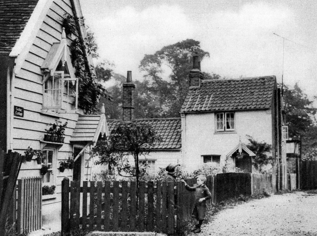 Dřevěné domky od Hadley Green, Londýn, 1926-1927. od McLeish