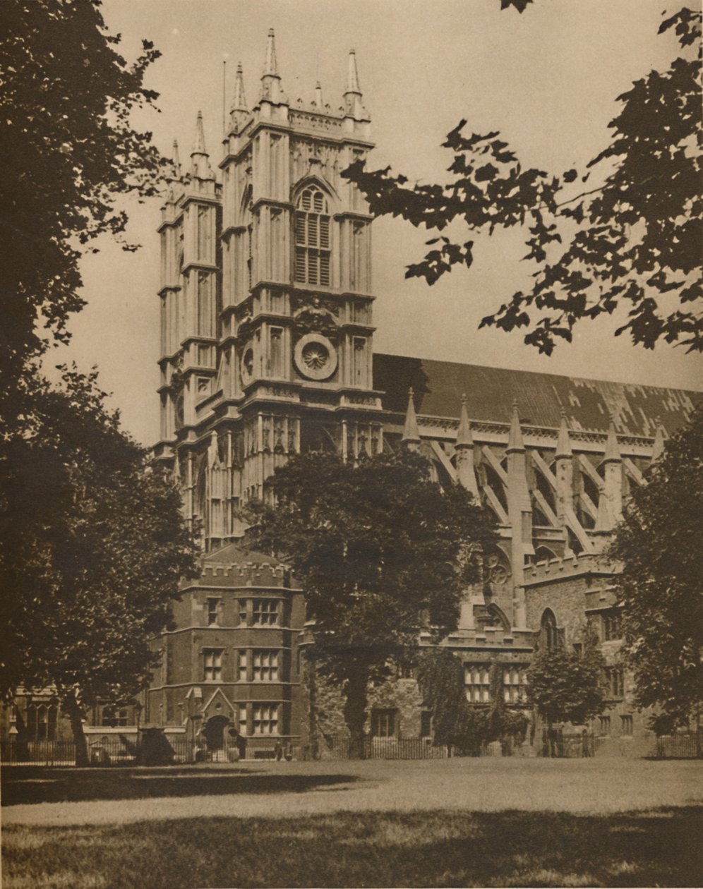 Pod jilmy v Deans Yard v den července, c1935. od McLeish