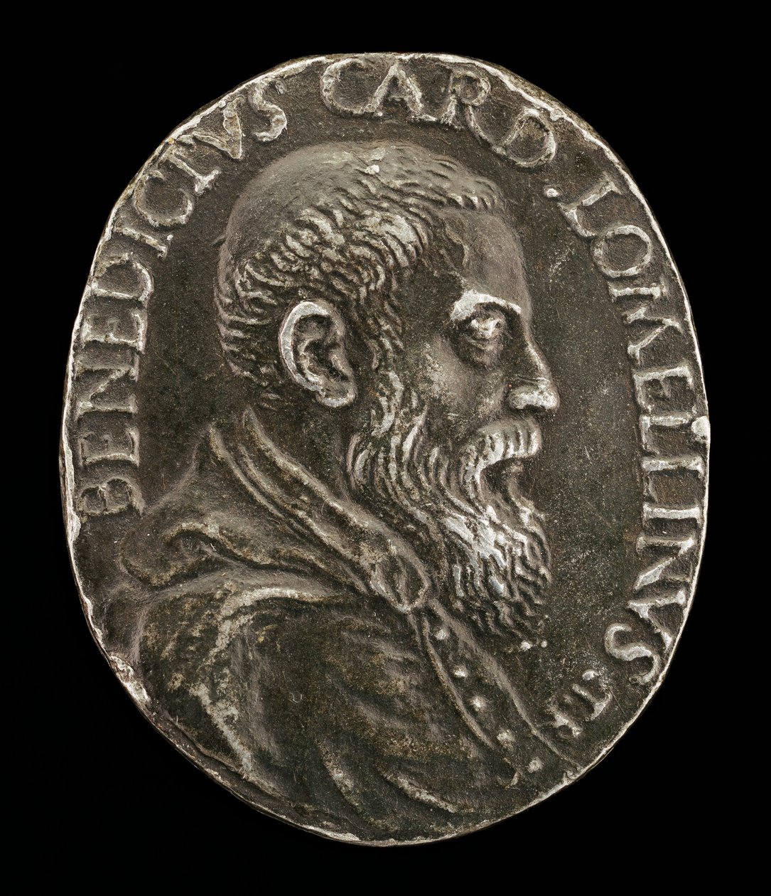 Benedetto Lomellini z Janova, 1517-1579, kardinál 1565 [avers]. od Medallist T.R.