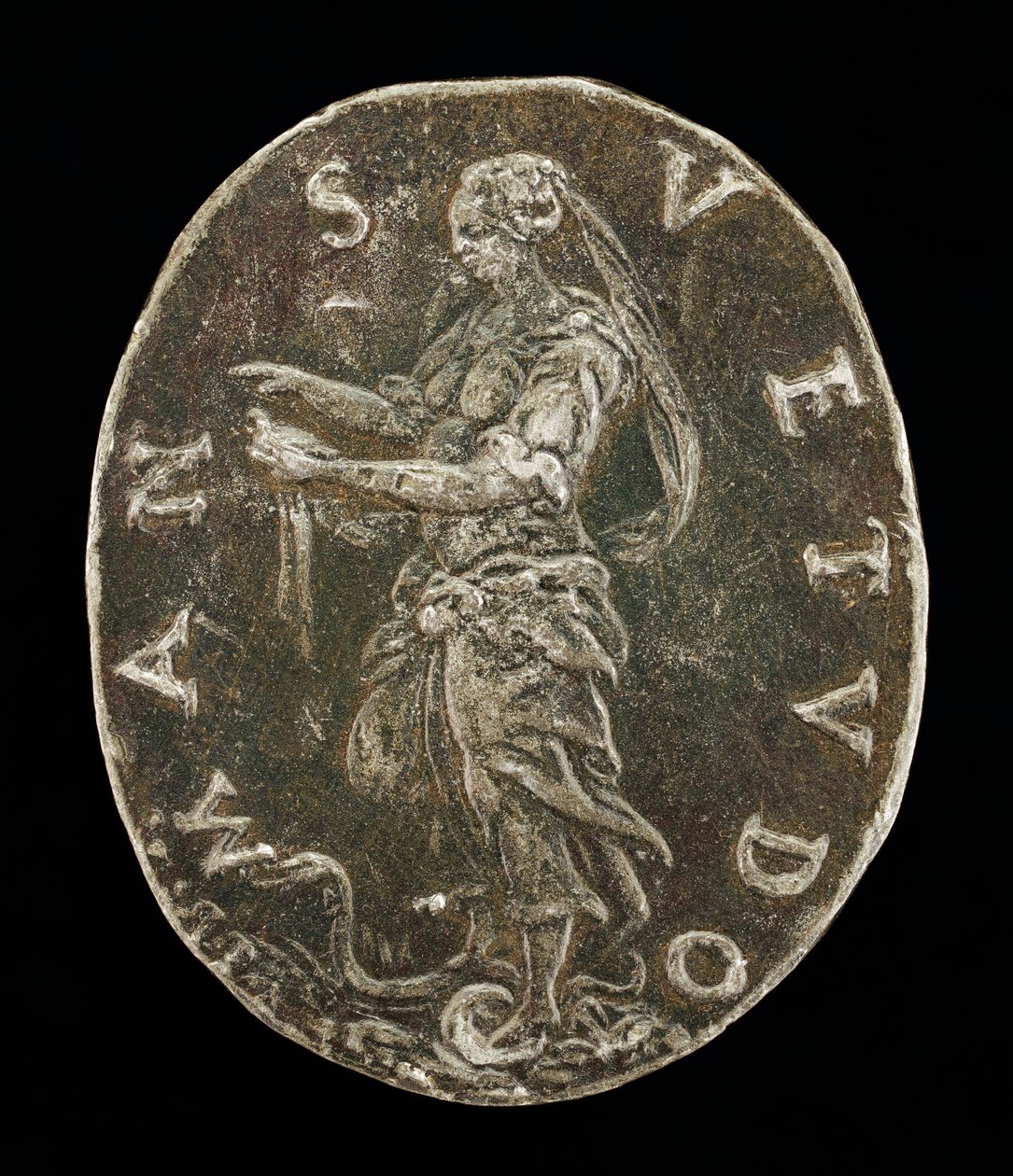 Jemnost stojící na hadovi [reverzní]. od Medallist T.R.