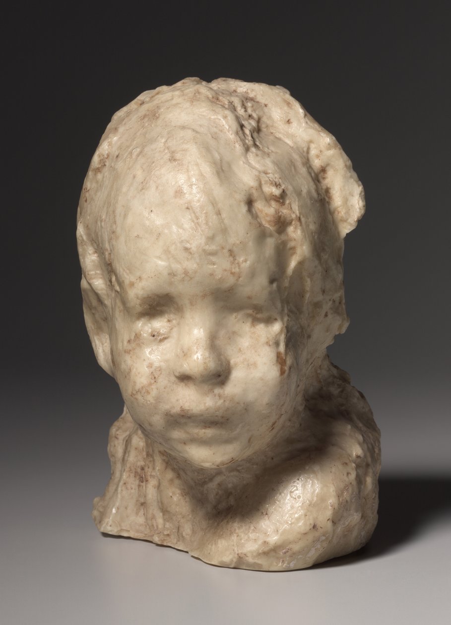 Židovský chlapec, kolem roku 1892 (vosk na omítce) od Medardo Rosso