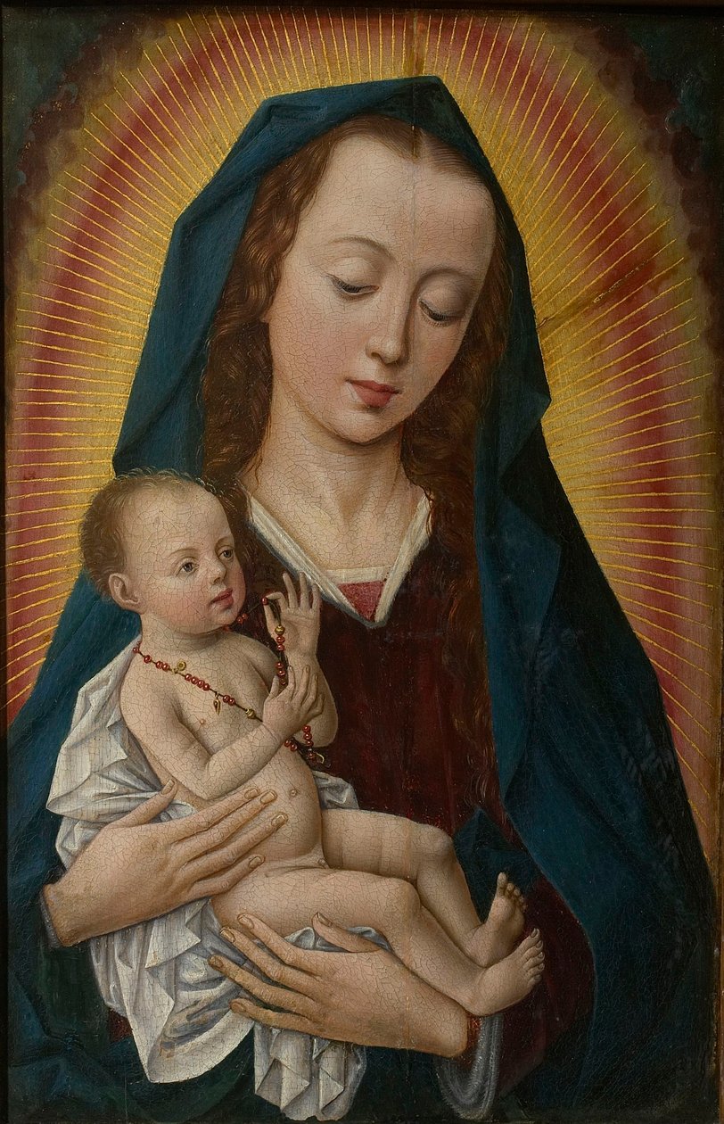 Panna a dítě, c. 1500. od Meere