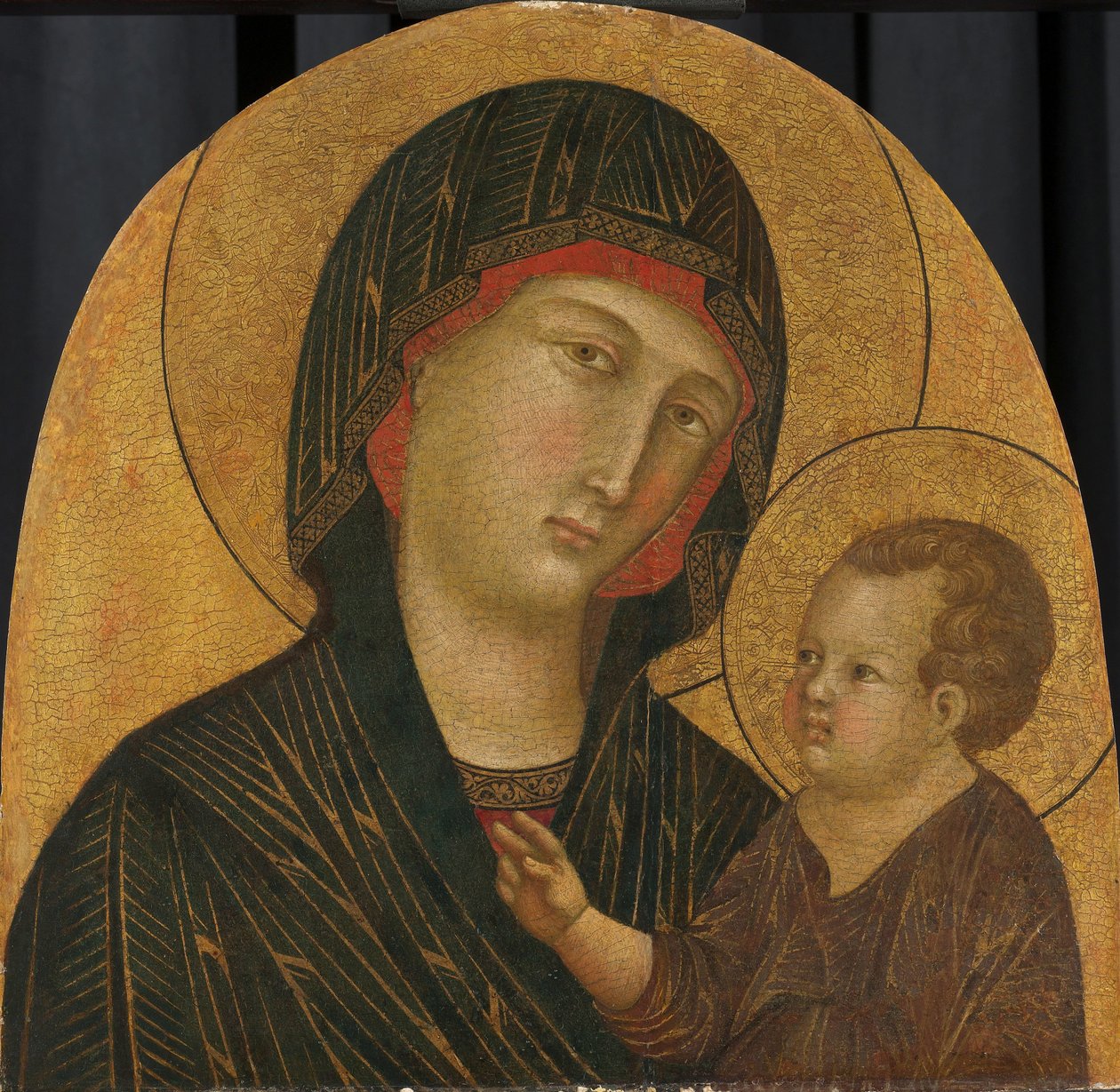 Panna a dítě Madonna a dítě od Meester van Badia a Isola