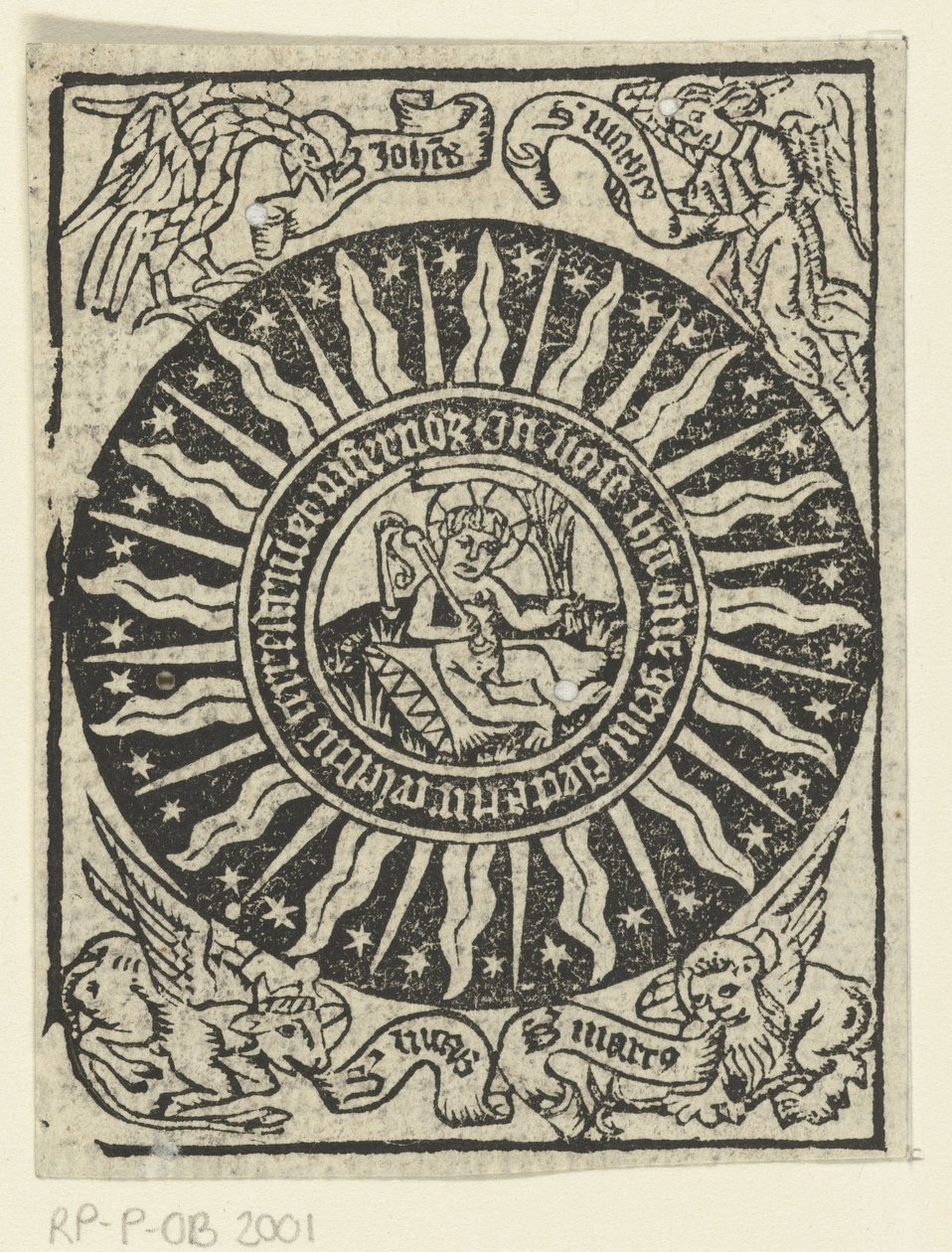 Kristovo dítě se trestá samo. od Meester van de Delbecq Schreiber Passie (attributed to)