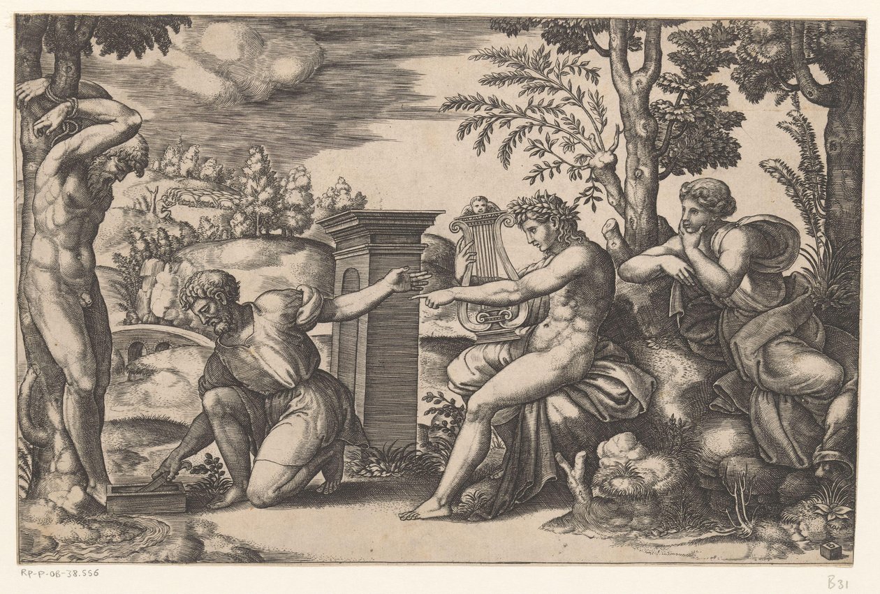 Apollo en Marsyas   1360845   cs       czech Successfully Translated  Original: Pinocchio et son nez qui slengonge - in “Pinocchio””, illustrated by Simonne Baudoin, ed. CastermanAttention: RIGHTS RESERVES Translat: Pinocchio et son nez qui s