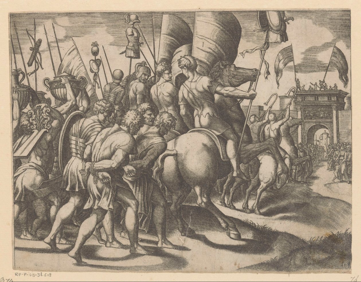 Triomf van Scipio od Meester van de Dobbelsteen
