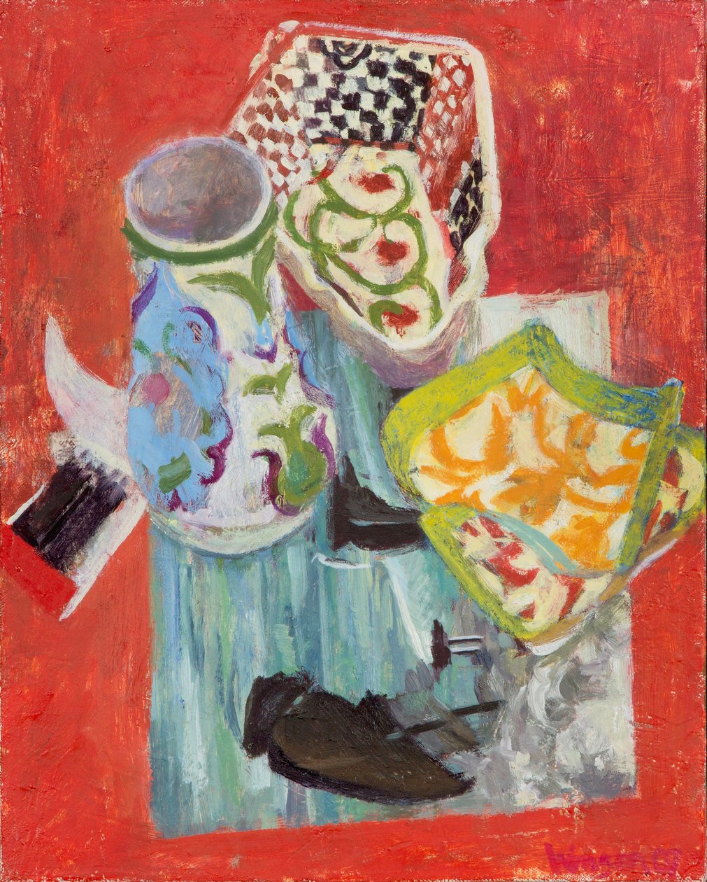 Zátiší na Manetově mořské krajině, 2007 (olej na plátně) od Megan Williamson