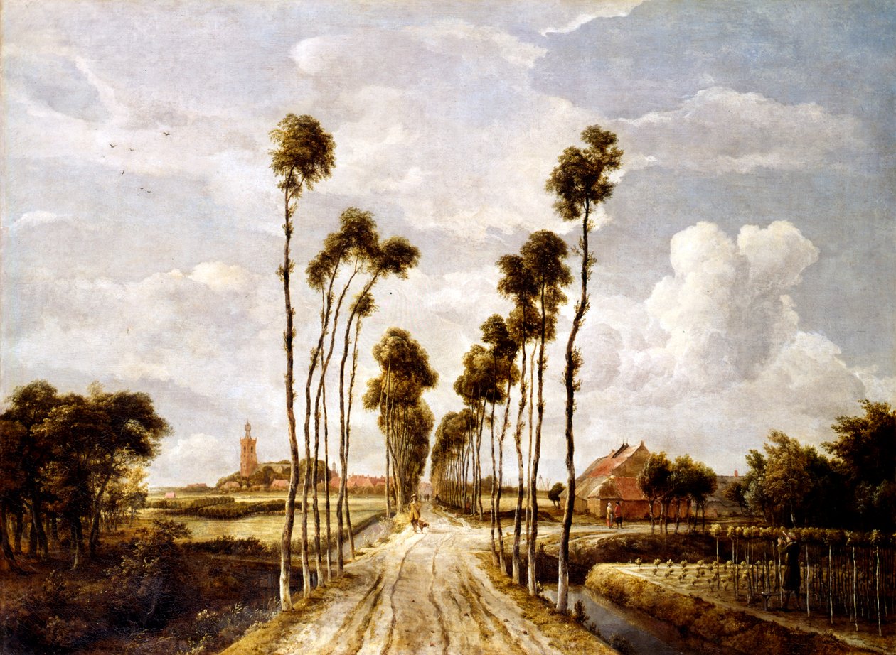 Neznámý obrázek od Meindert Hobbema