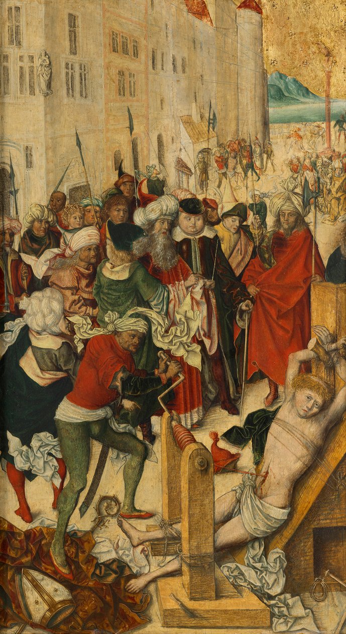 Umučení sv. Erasmus od Meister der Heiligenmartyrien