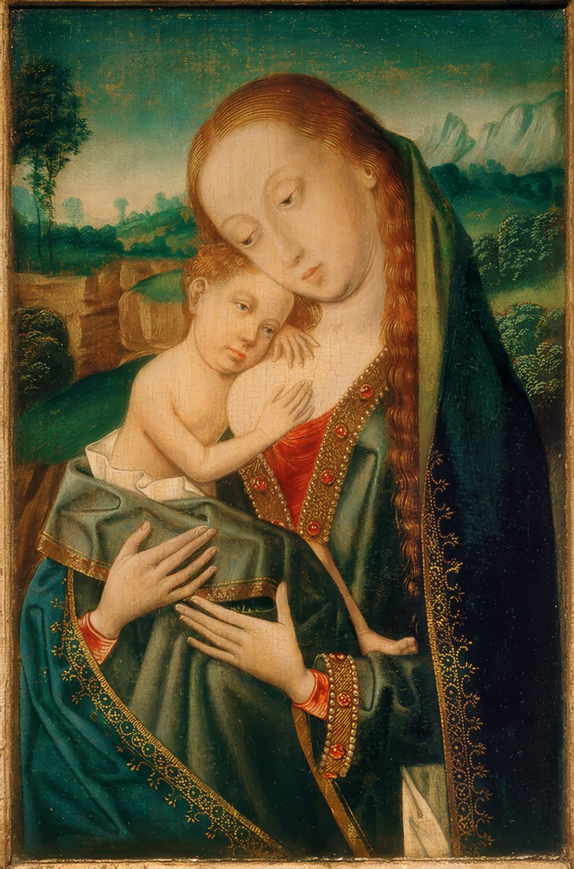 Madonna s dítětem od Meister der Magdalenenlegende