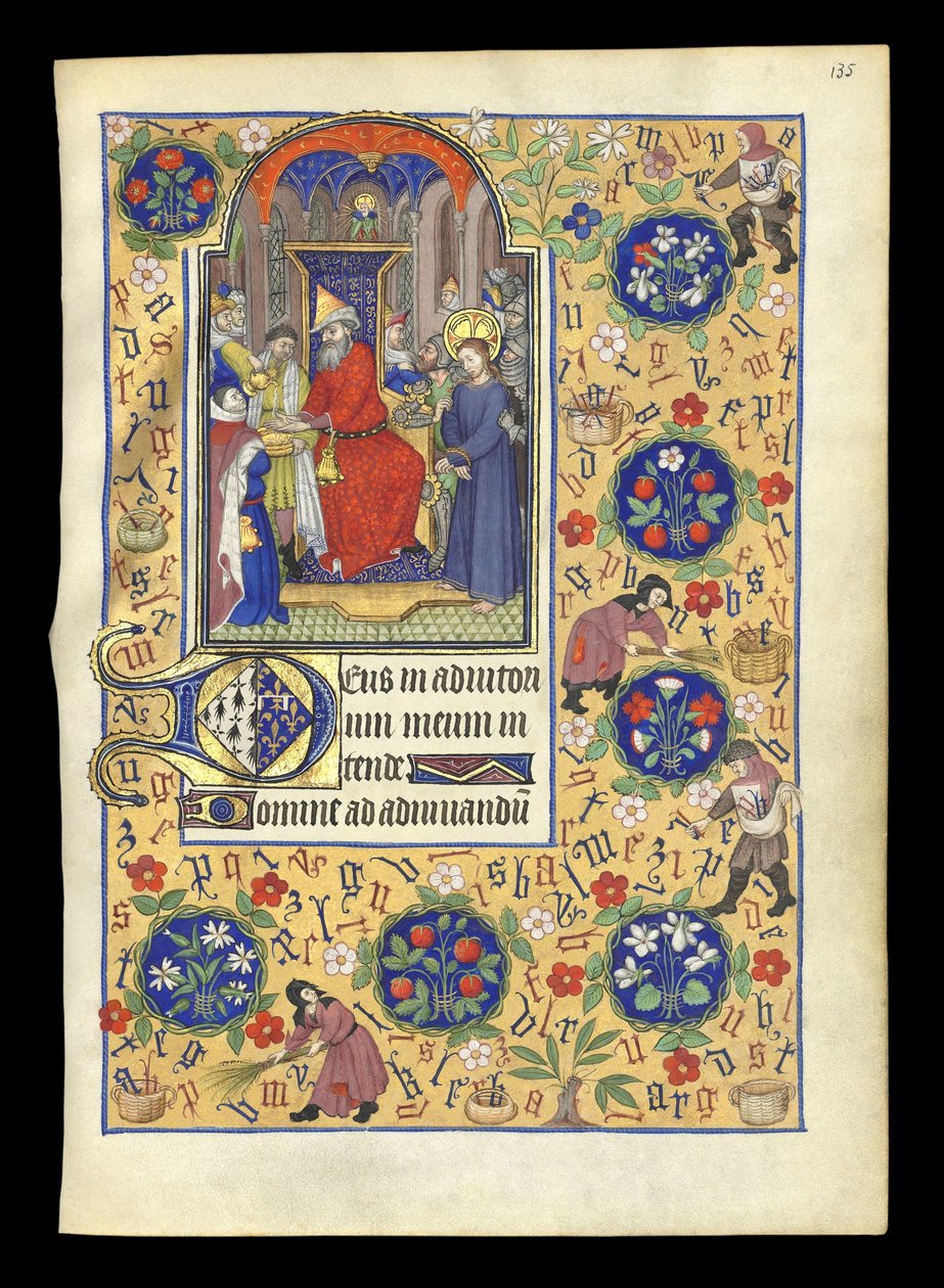 Hodiny pro římské použití od Meister der Marguerite d’Orléans