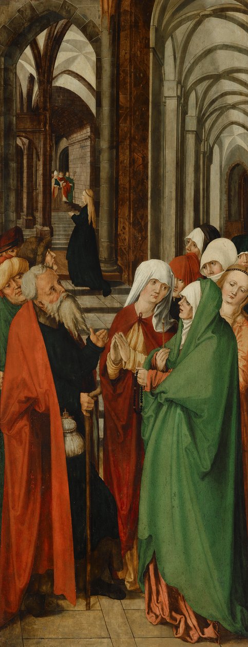 Chrám Marie od Meister der Oberfalkensteiner Altarflügel