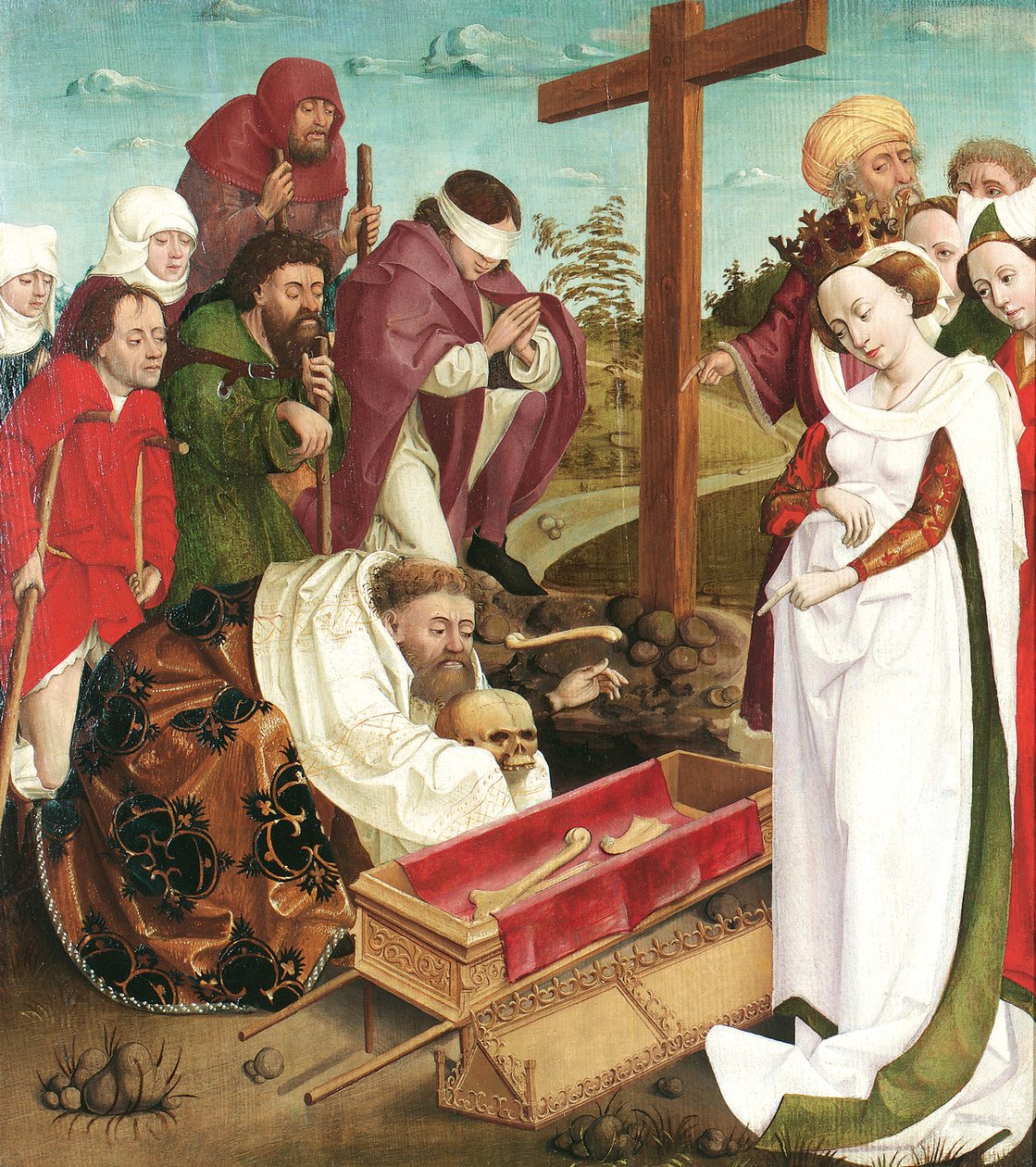 Přenesení kostí sv. Oswald od Meister der Oswaldlegende