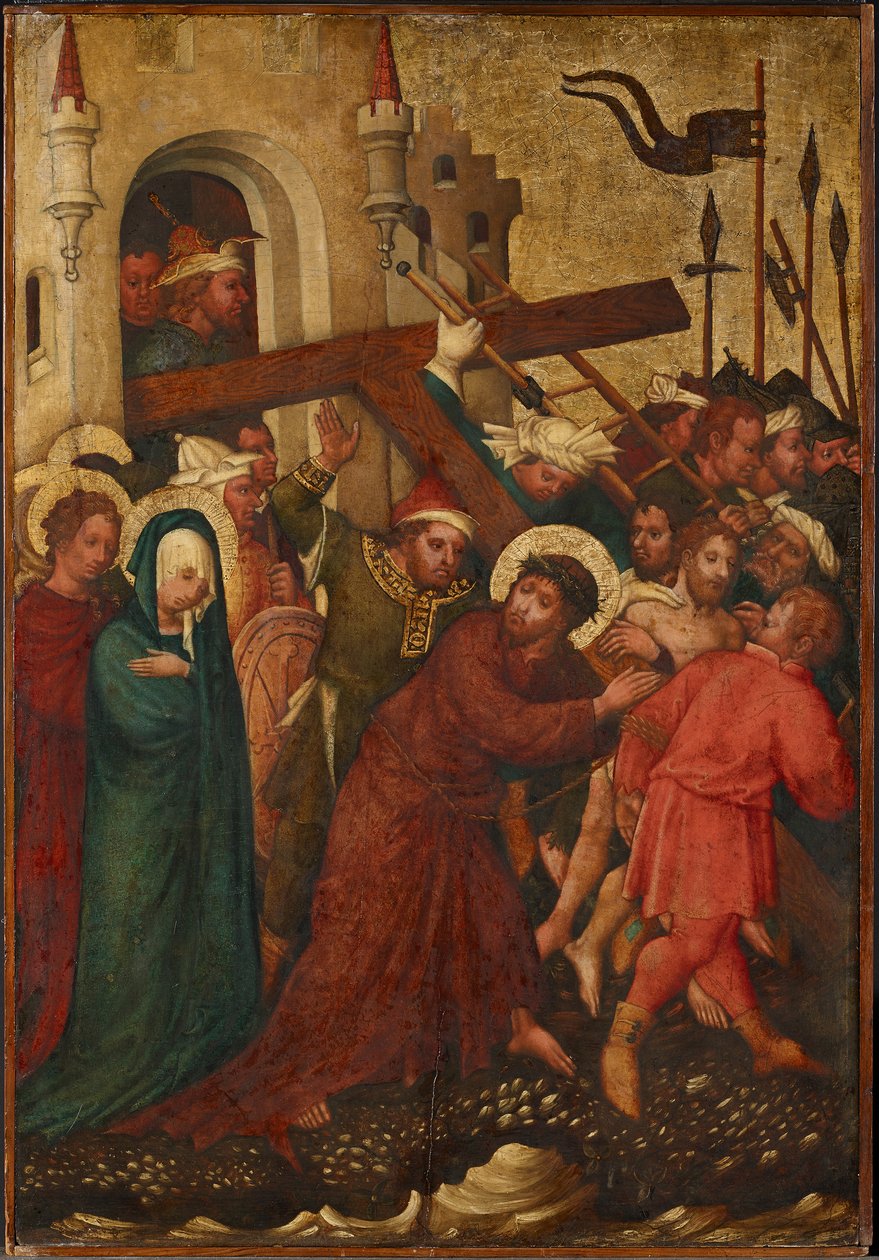 Kristus nesoucí kříž od Meister der St. Lambrechter Votivtafel