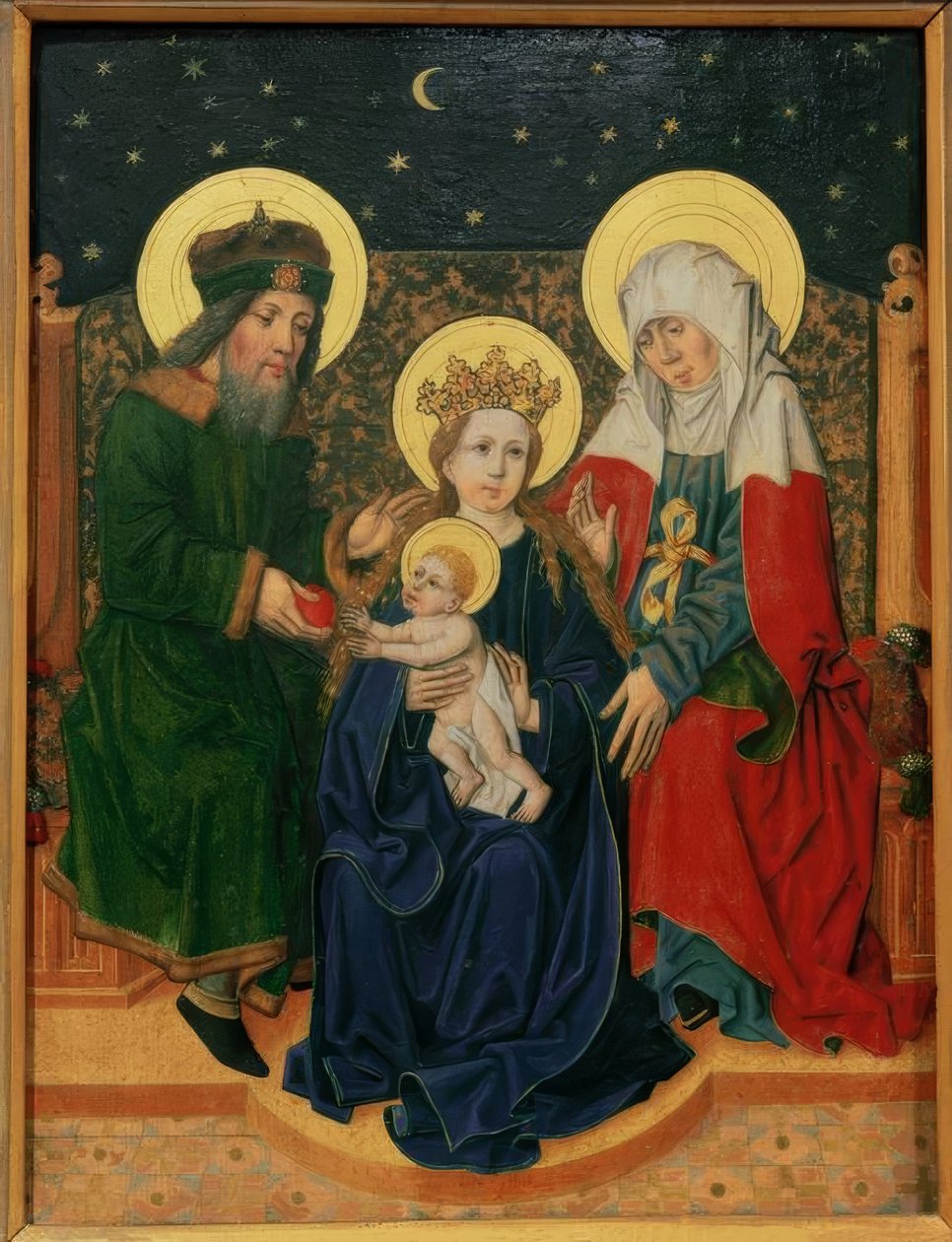 Maria s dítětem, Joachim a. Anna od Meister des Speyerer Altars
