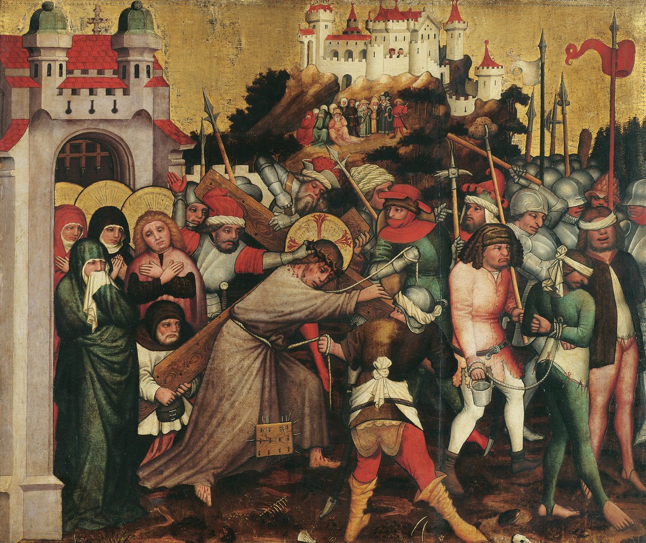 Kristus nesoucí kříž od Meister von Laufen
