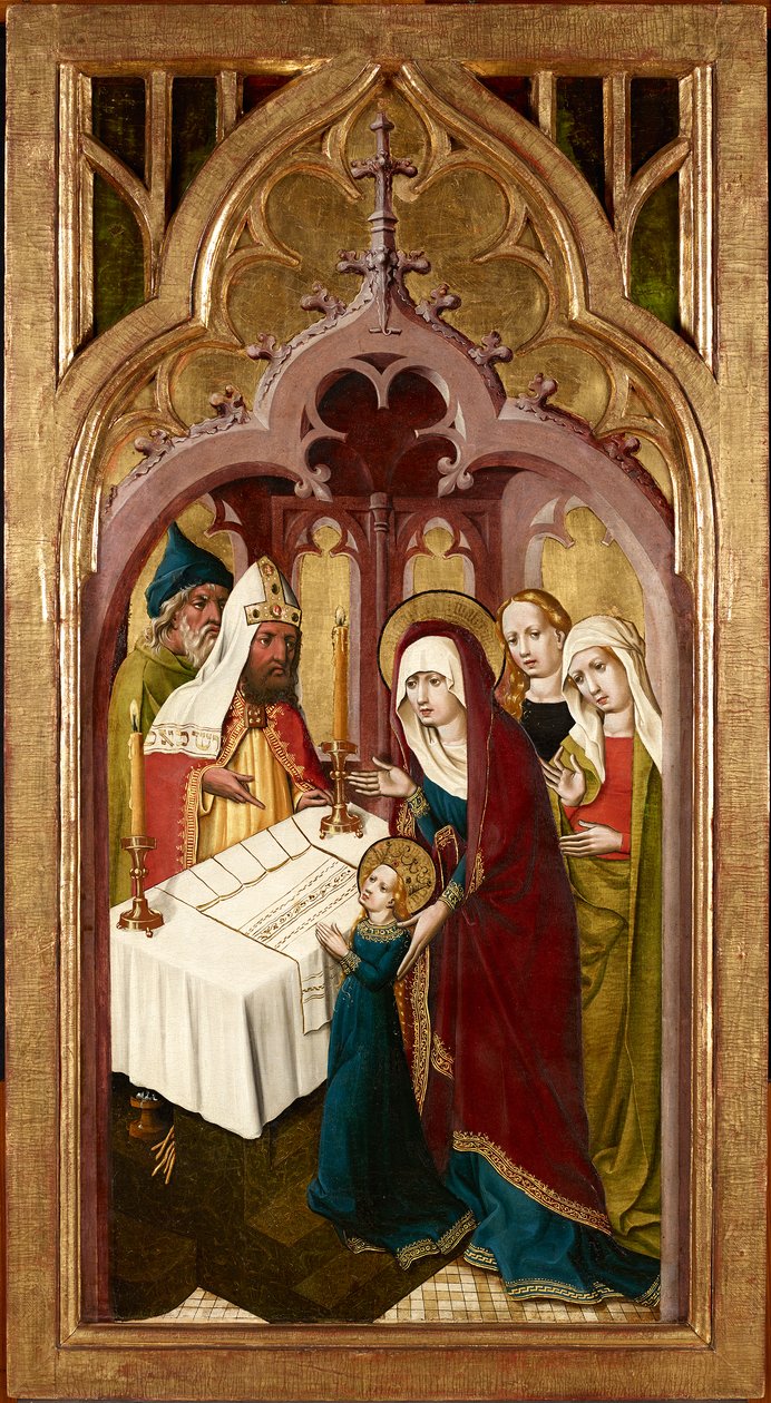 Chrám Marie od Meister von Schloss Lichtenstein