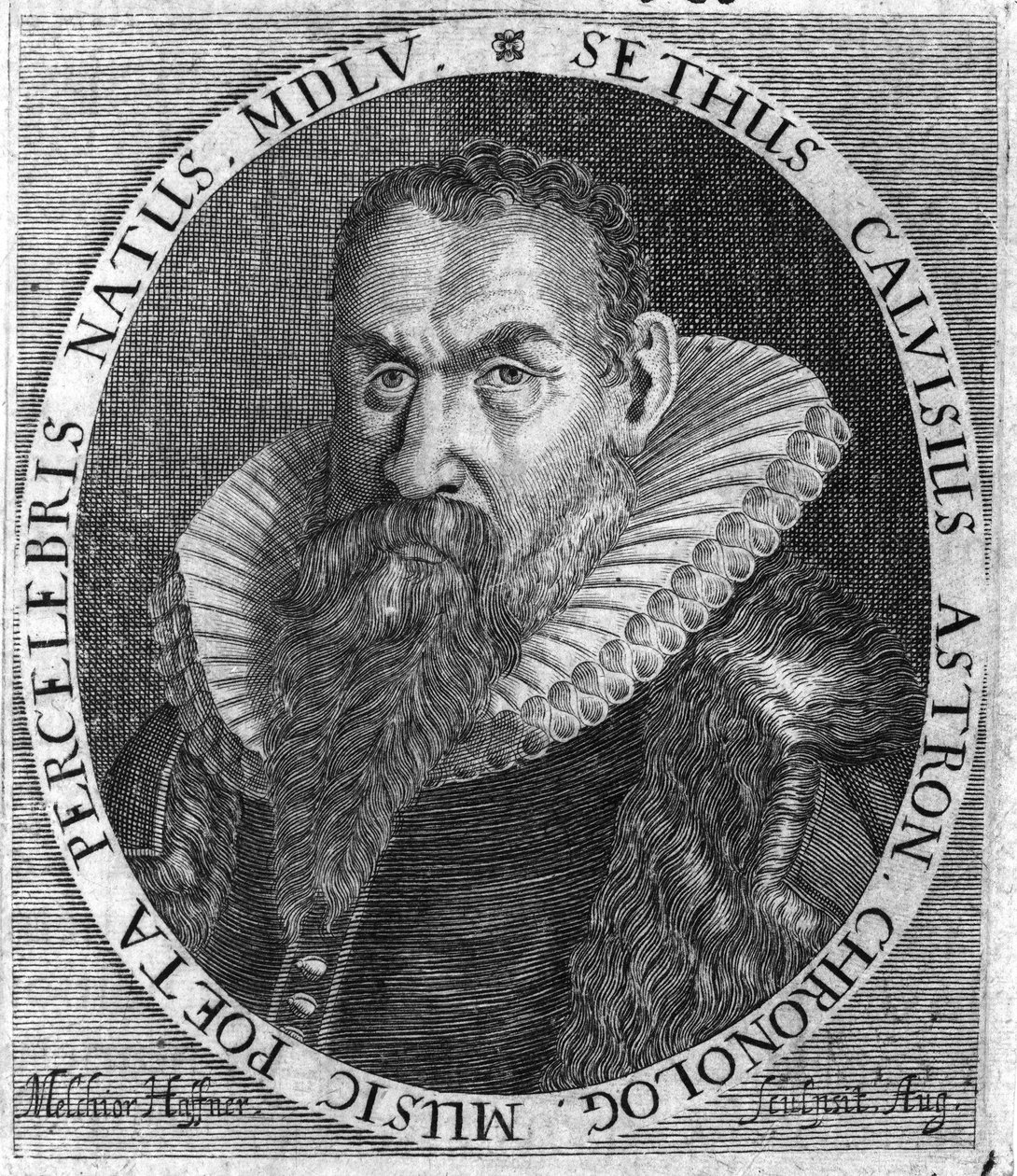 Sethus Calvisius (1556-1615). leptání od Melchior Haffner