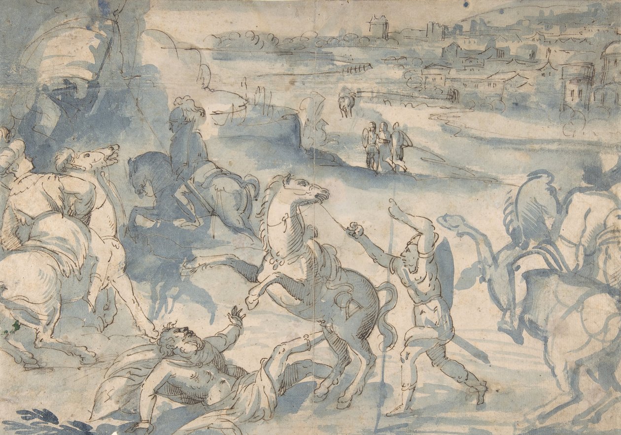 Obrácení sv. Pavla, 16. století. od Melchior Bocksberger