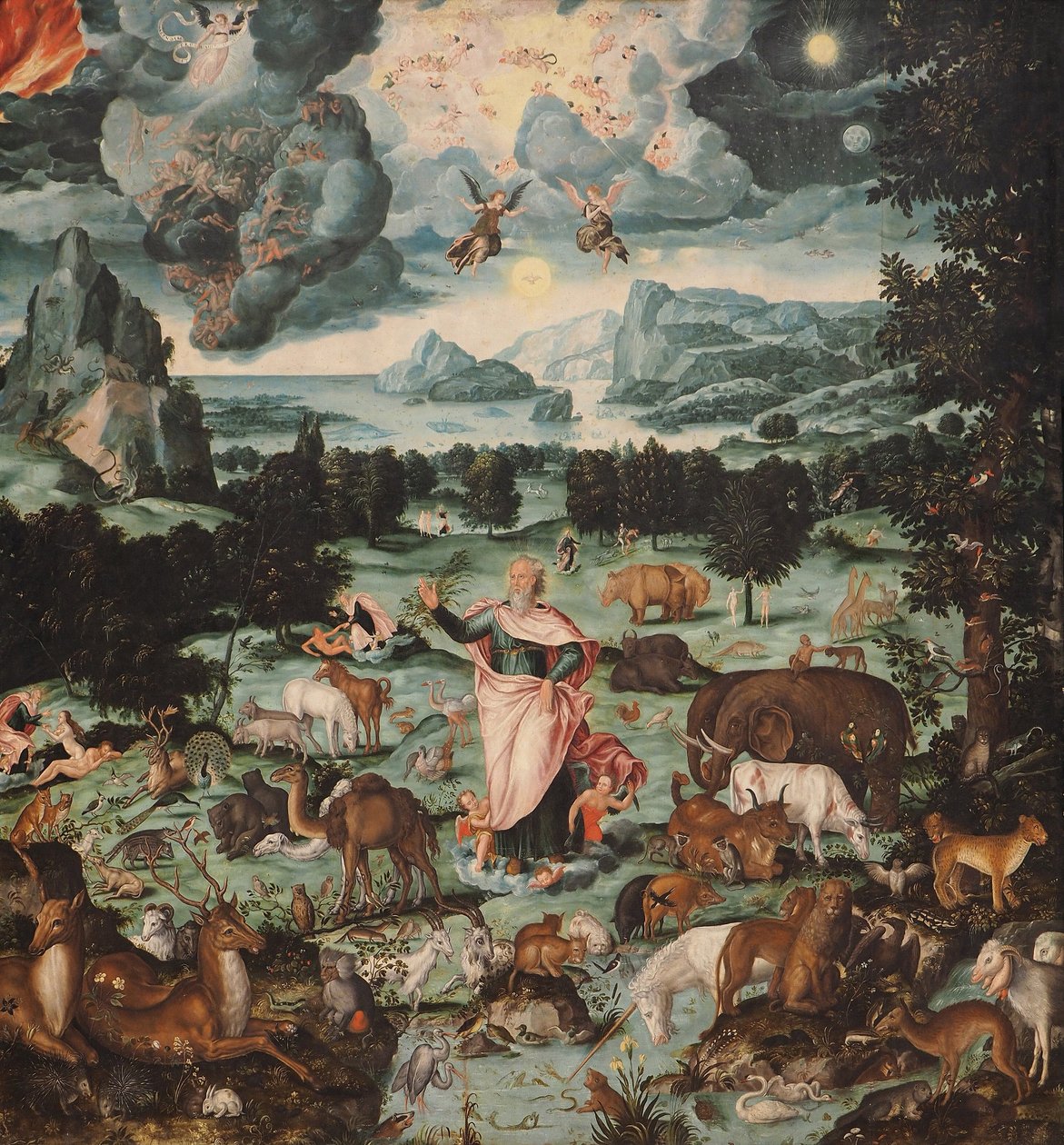 Stvoření světa, 1575 od Melchior Bocksberger