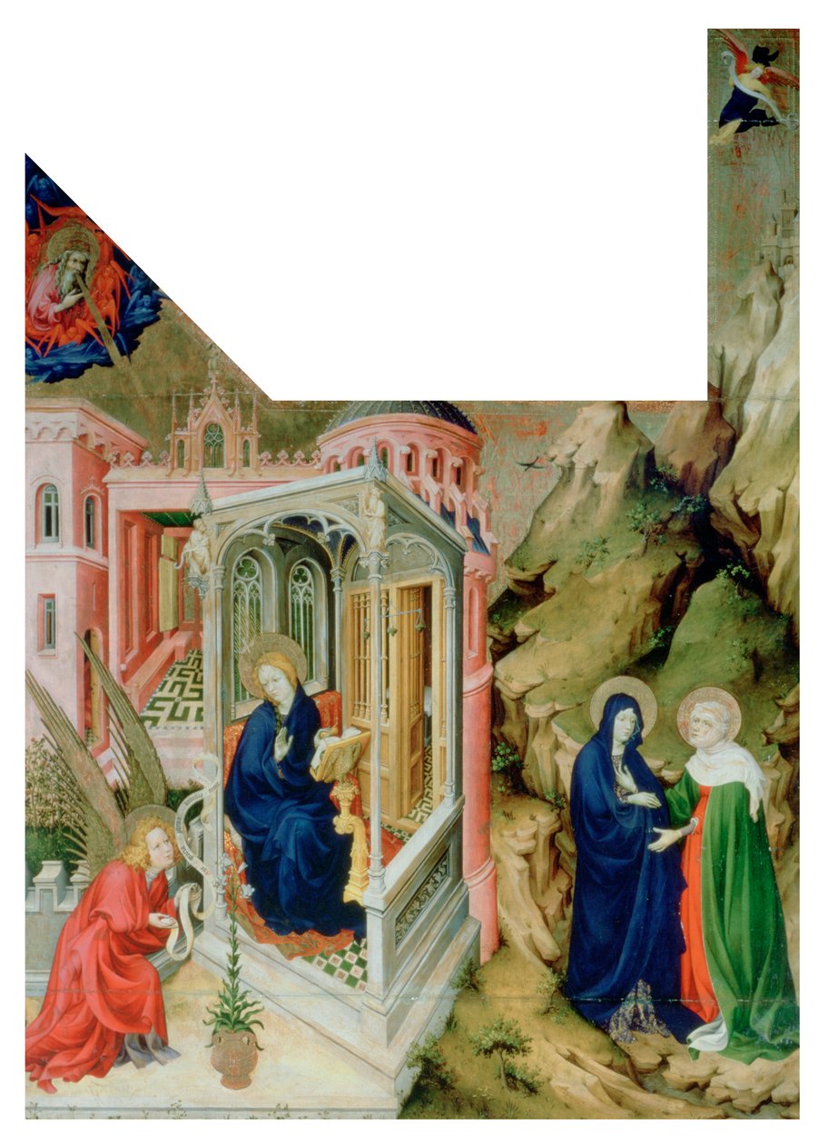 Zvěstování a Navštívení, 1394-1399 od Melchior Broederlam