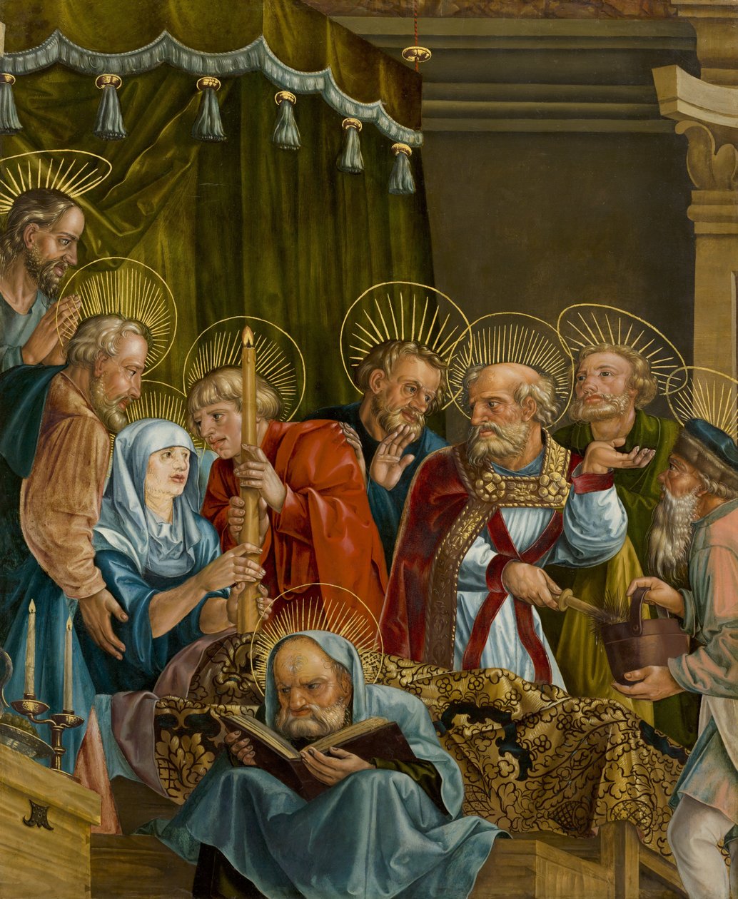 Německy: Der Tod der Maria Mariino smrtelné lože od Melchior Feselen