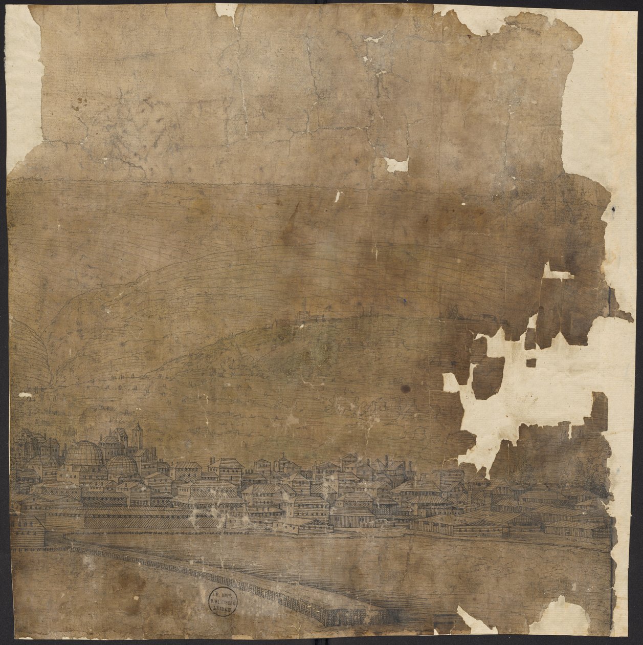 Čeština: Vyhlídka Konstantinopole, List 21, Melchior Lorck, 1559 od Melchior Lorck