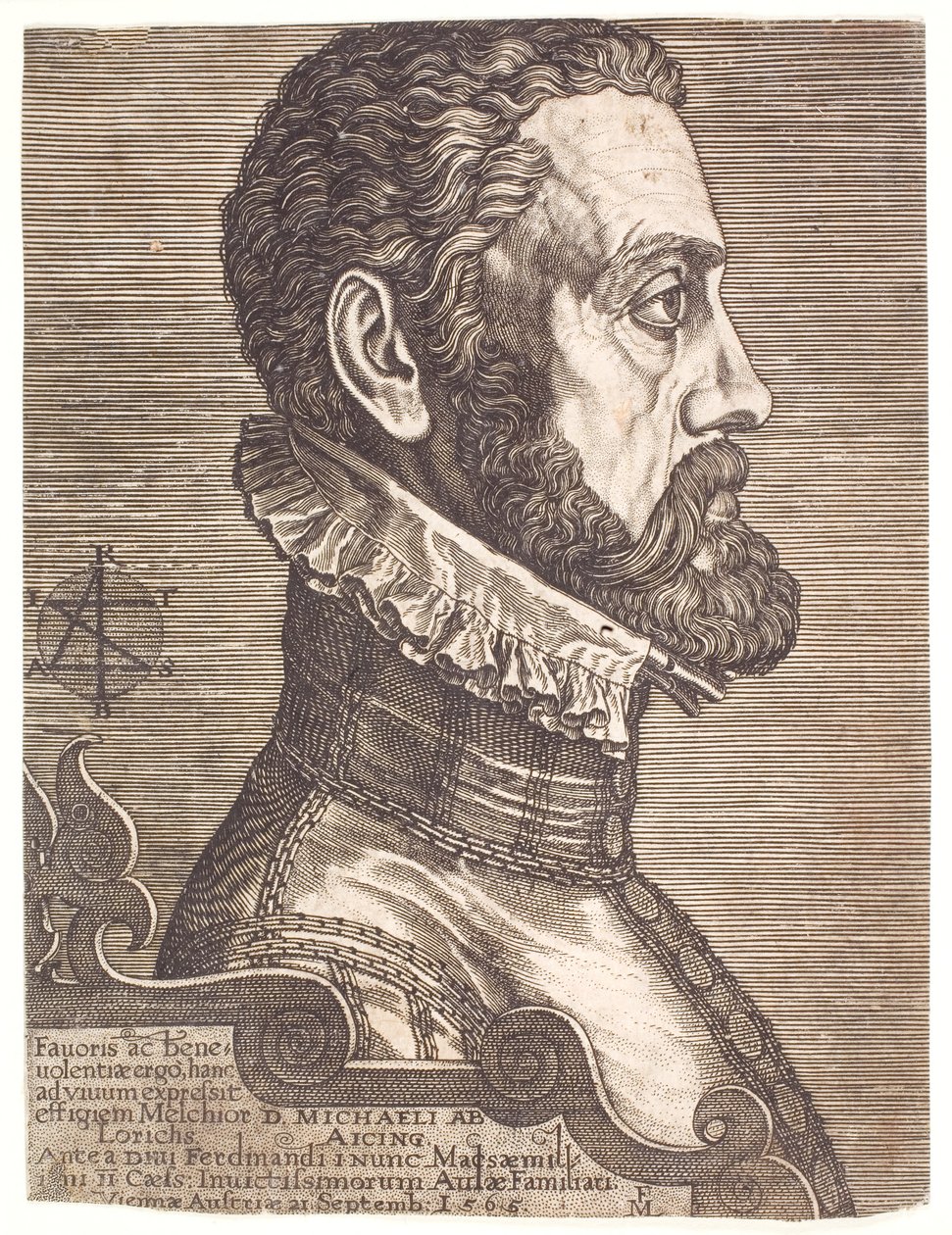 Geograf Friherre Michael von Aitzing od Melchior Lorck