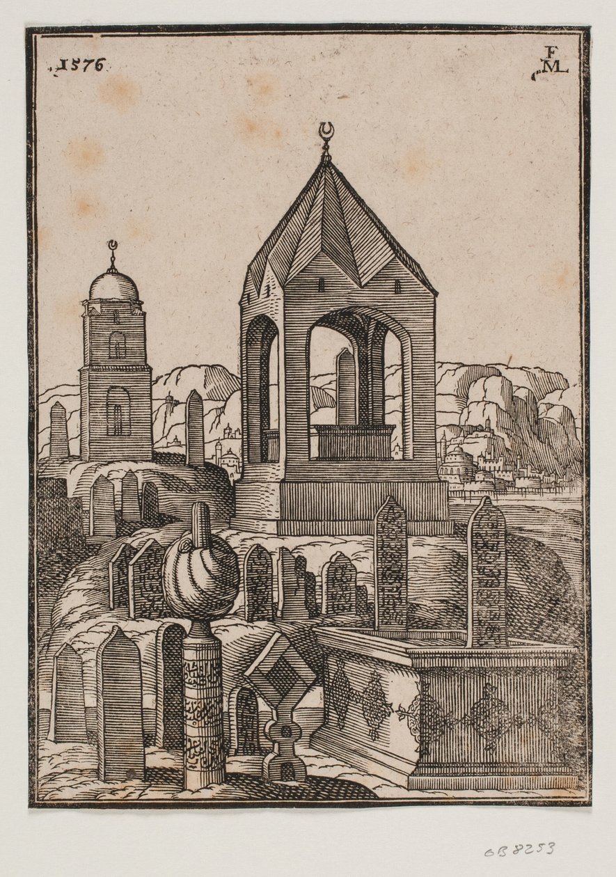 Turecké hroby od Melchior Lorck