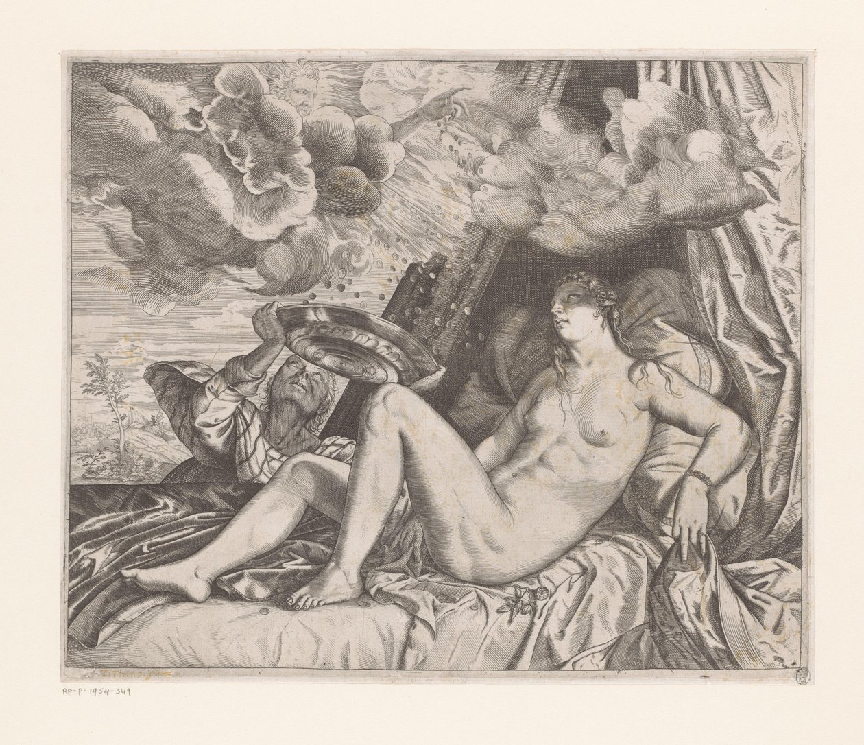 Jupiter a Danaë od Melchior Meier