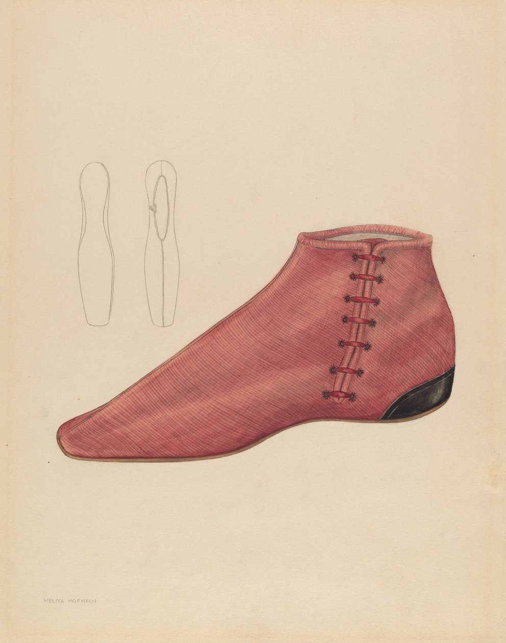 Dámská obuv, c. 1936. od Melita Hofmann