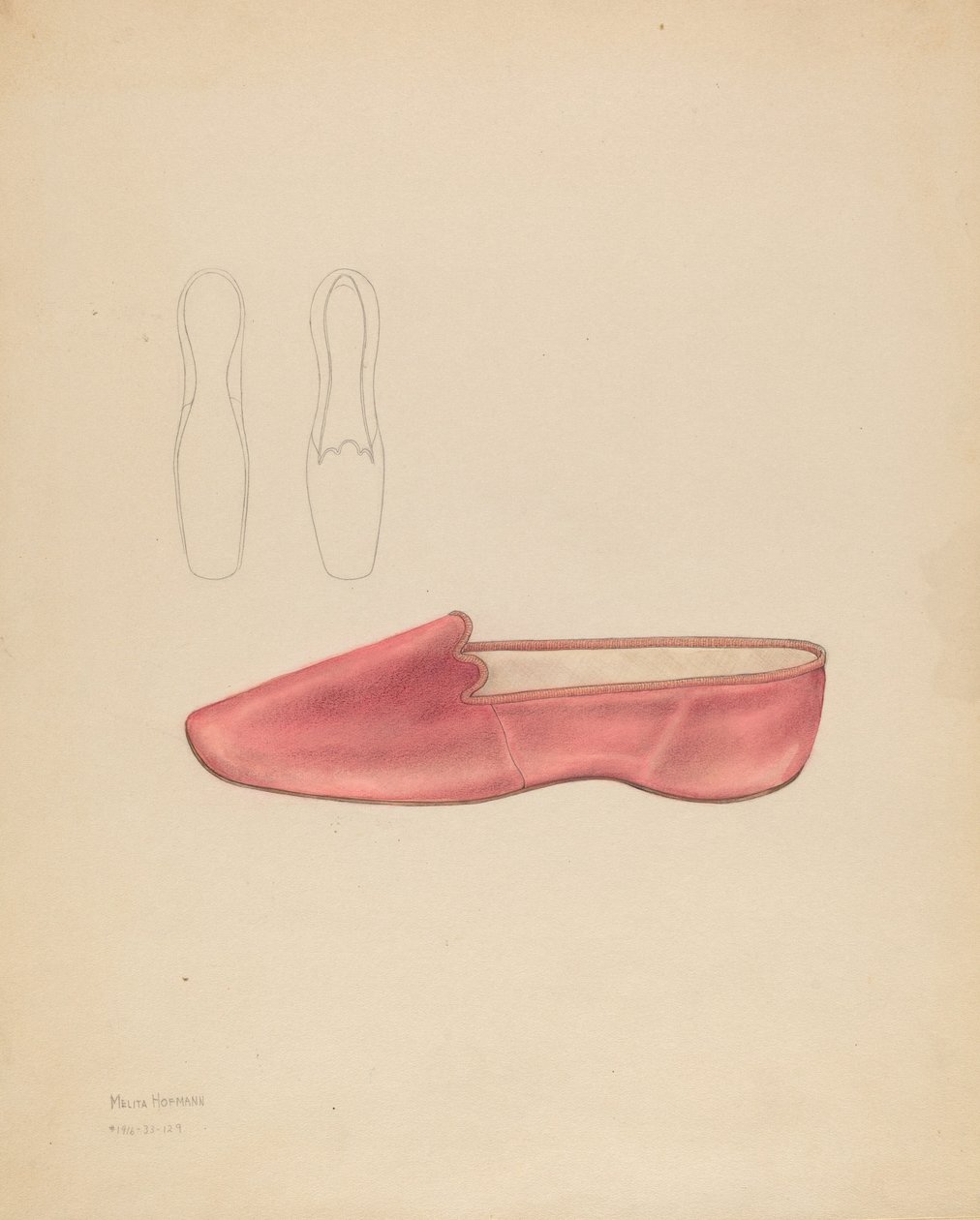 Dámský střevíček, c. 1936. od Melita Hofmann