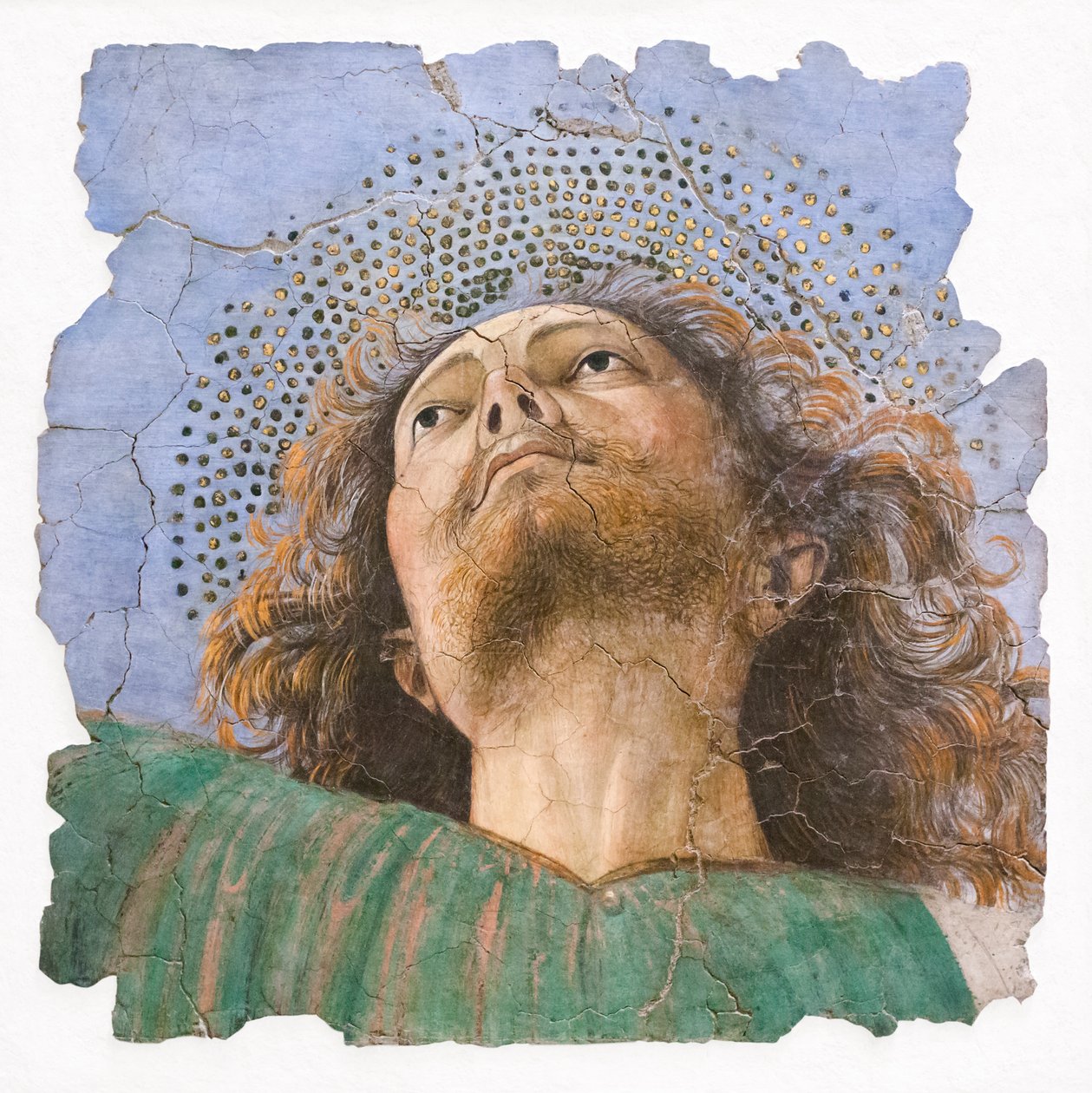 Apoštolova hlava, kolem roku 1480 (freska) od Melozzo da Forli