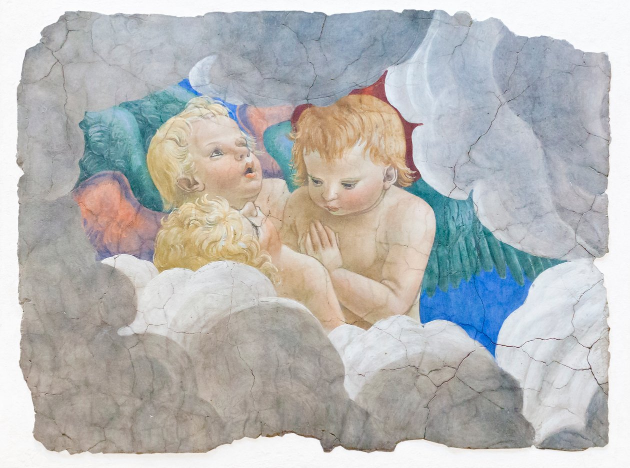 Cherubové, kolem roku 1480 od Melozzo da Forli