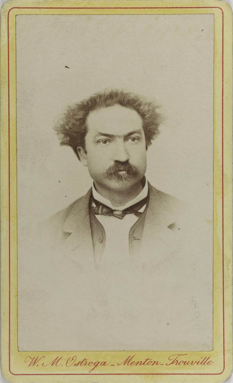 Portrét skladatele Roberta Planquette 1848-1903, c. 1880. od Menton . Photo studio W.M. Ostroga