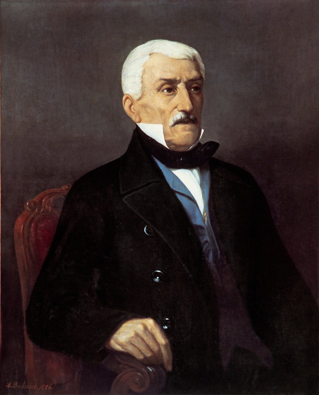 Portrét Jose San Martin od Mercedes san Martin de Balcare