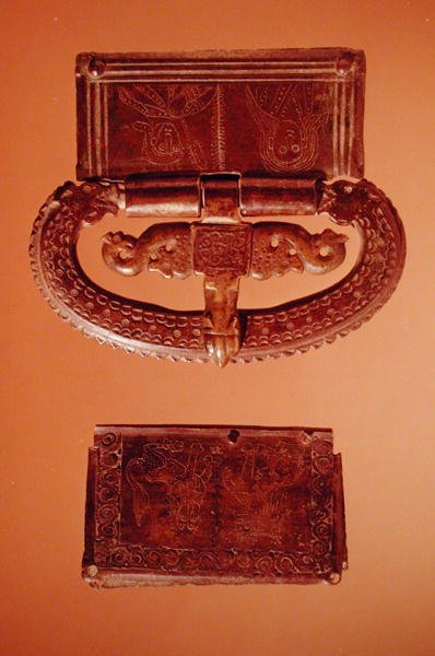 Přezka na opasek, od Landifay (Aisne) (bronz) od Merovingian Merovingian