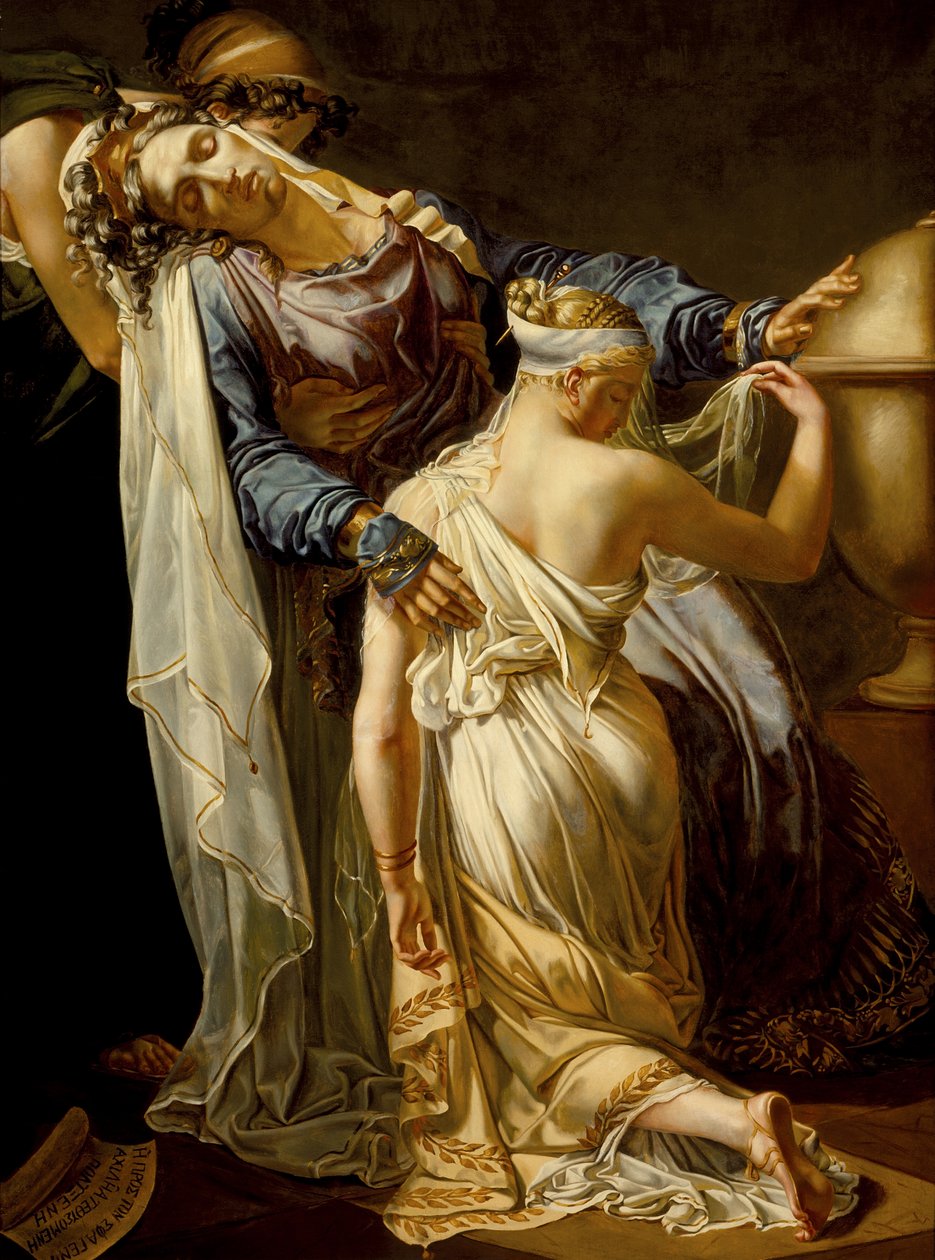 Hecuba a Polyxena, po roce 1814 od Merry Joseph Blondel