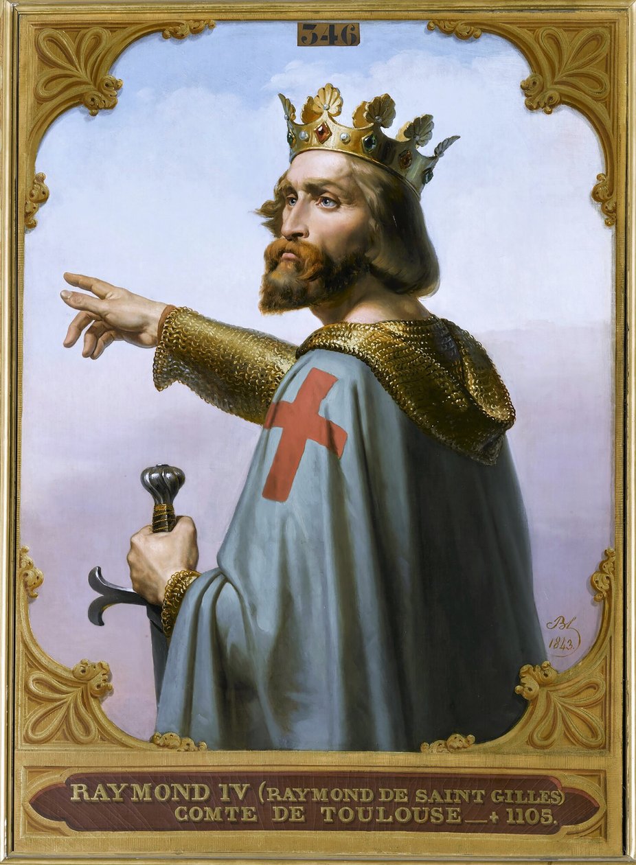 Raymond IV, hrabě z Toulouse, zvaný Raymond ze Saint-Gilles, 1843. od Merry Joseph Blondel